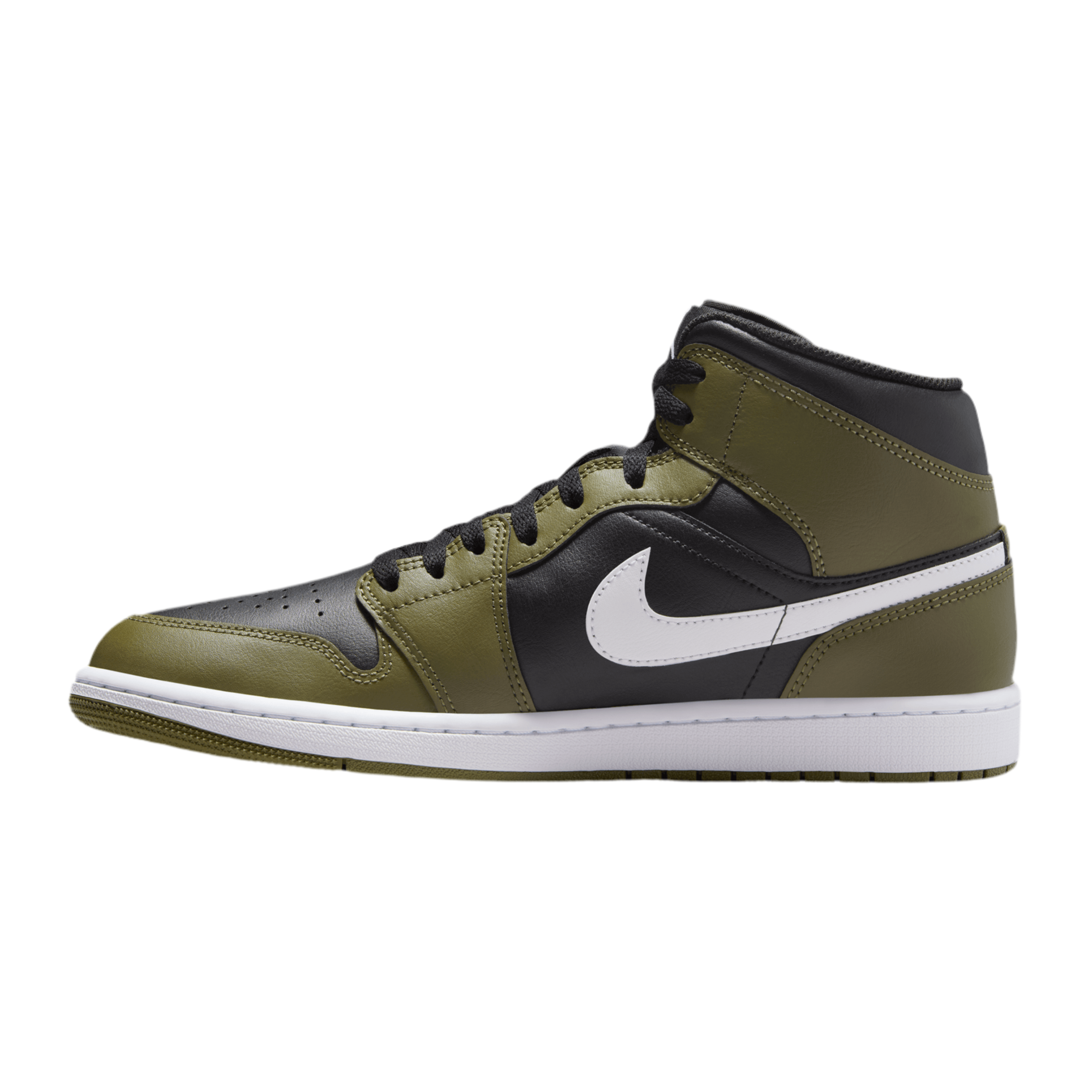 Nike Men Air Jordan 1 Mid - Black Olive