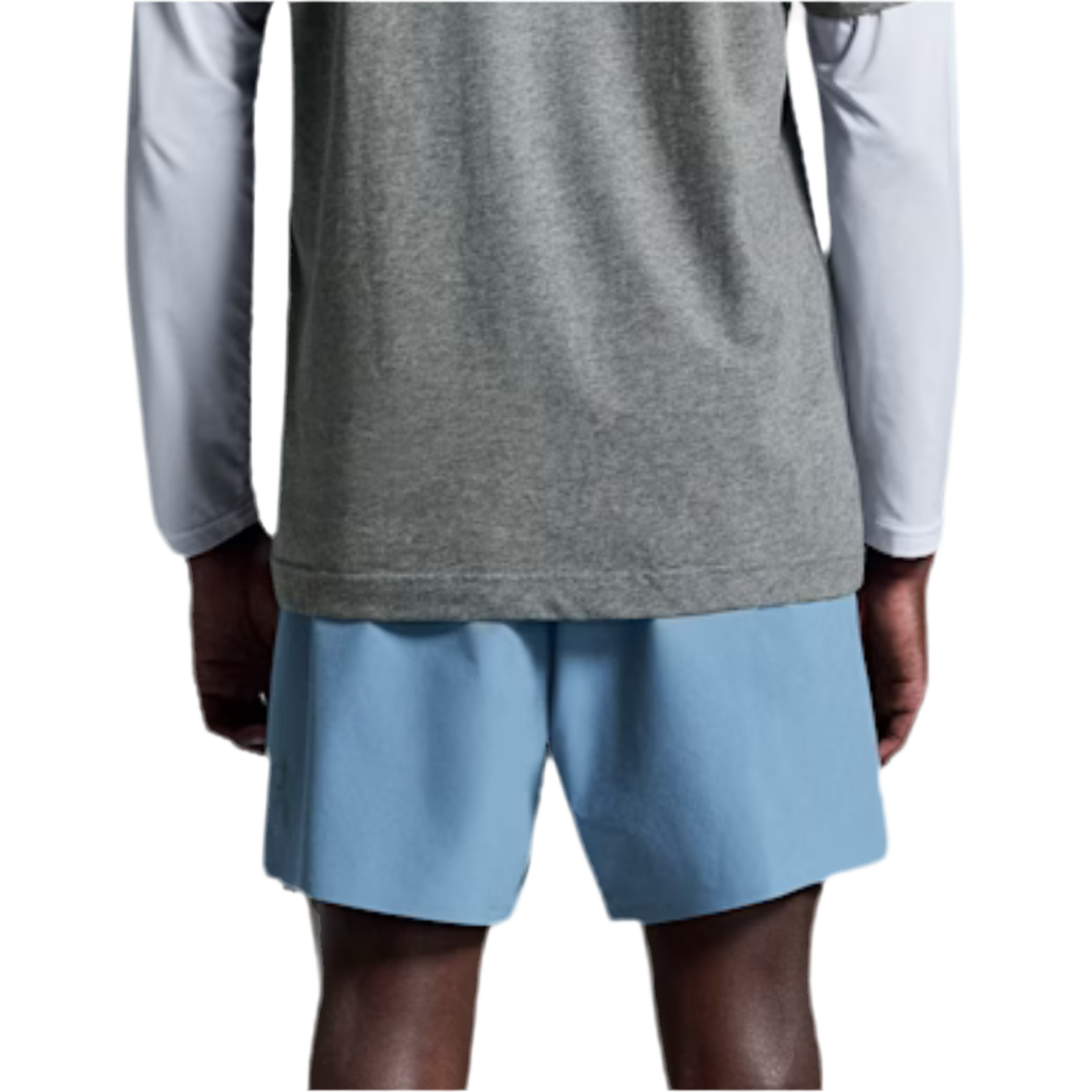 ON Men Train Shorts M - Chambray