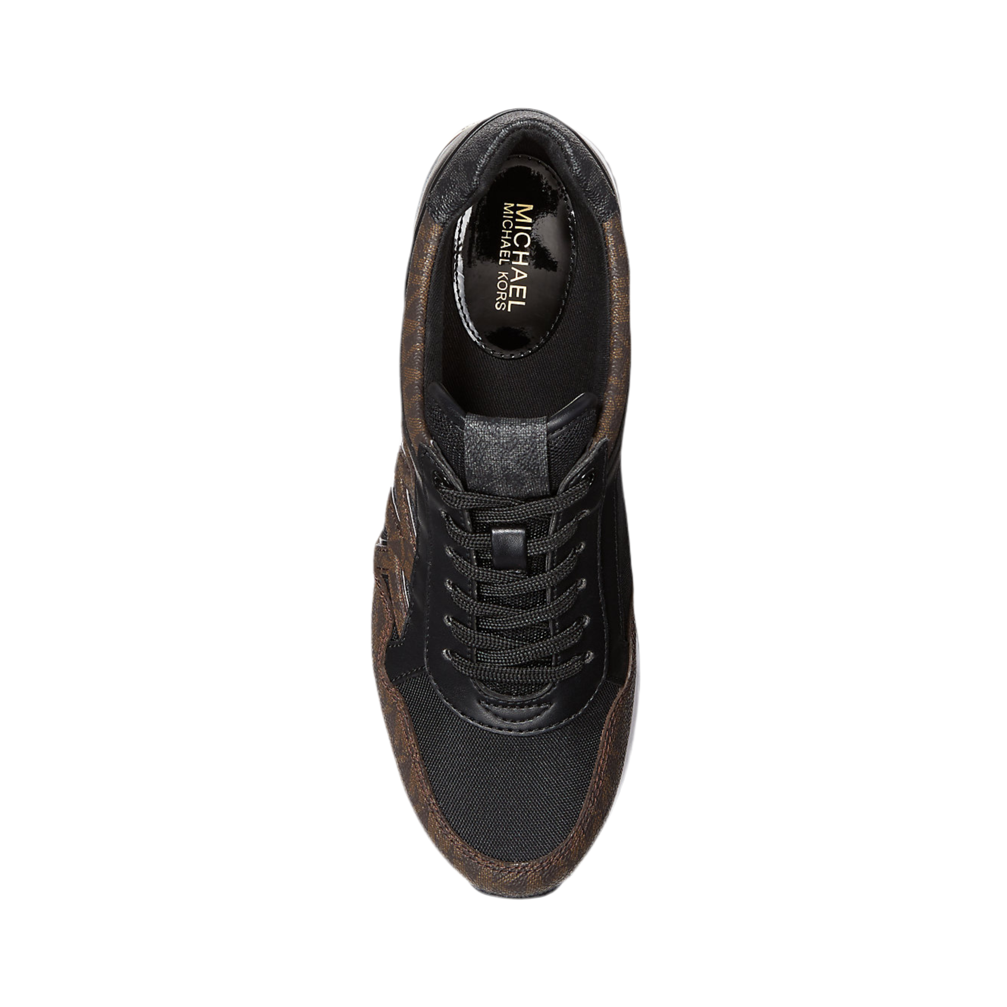 Michael Kors Women Maddy Logo Trainer - Brown Black