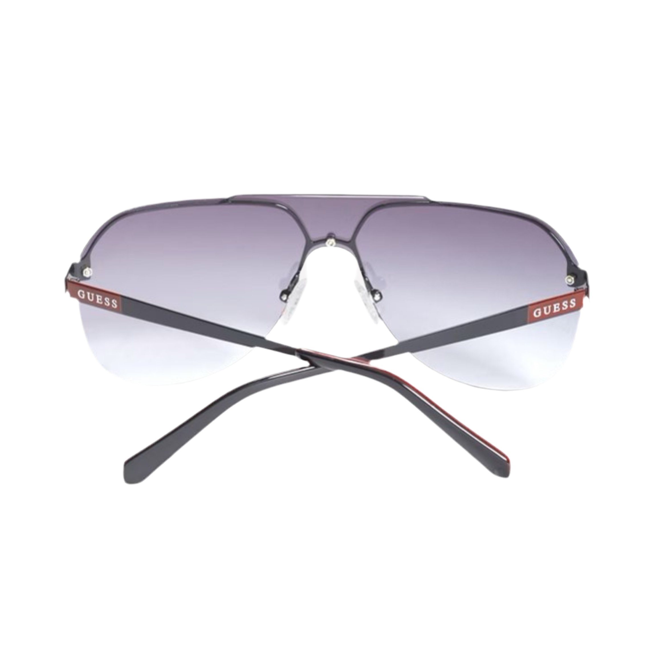 Guess Men Rimless Shield Sunglasses - Black
