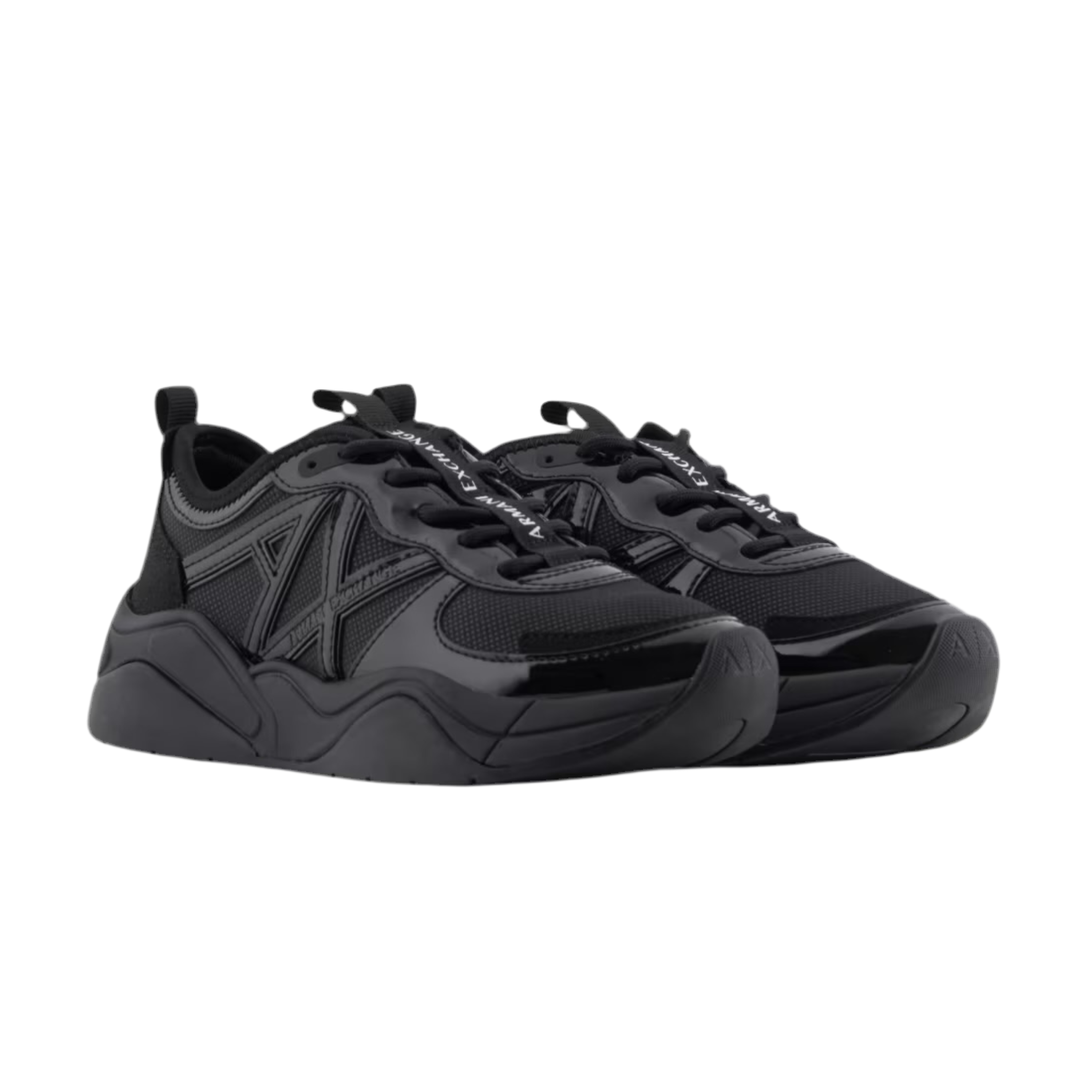 Armani Exchange Women's Chunky Sneaker - Black