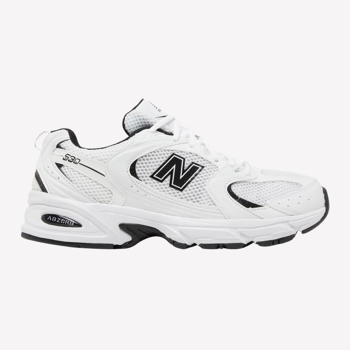 New Balance Women 530 Sneaker - White Black