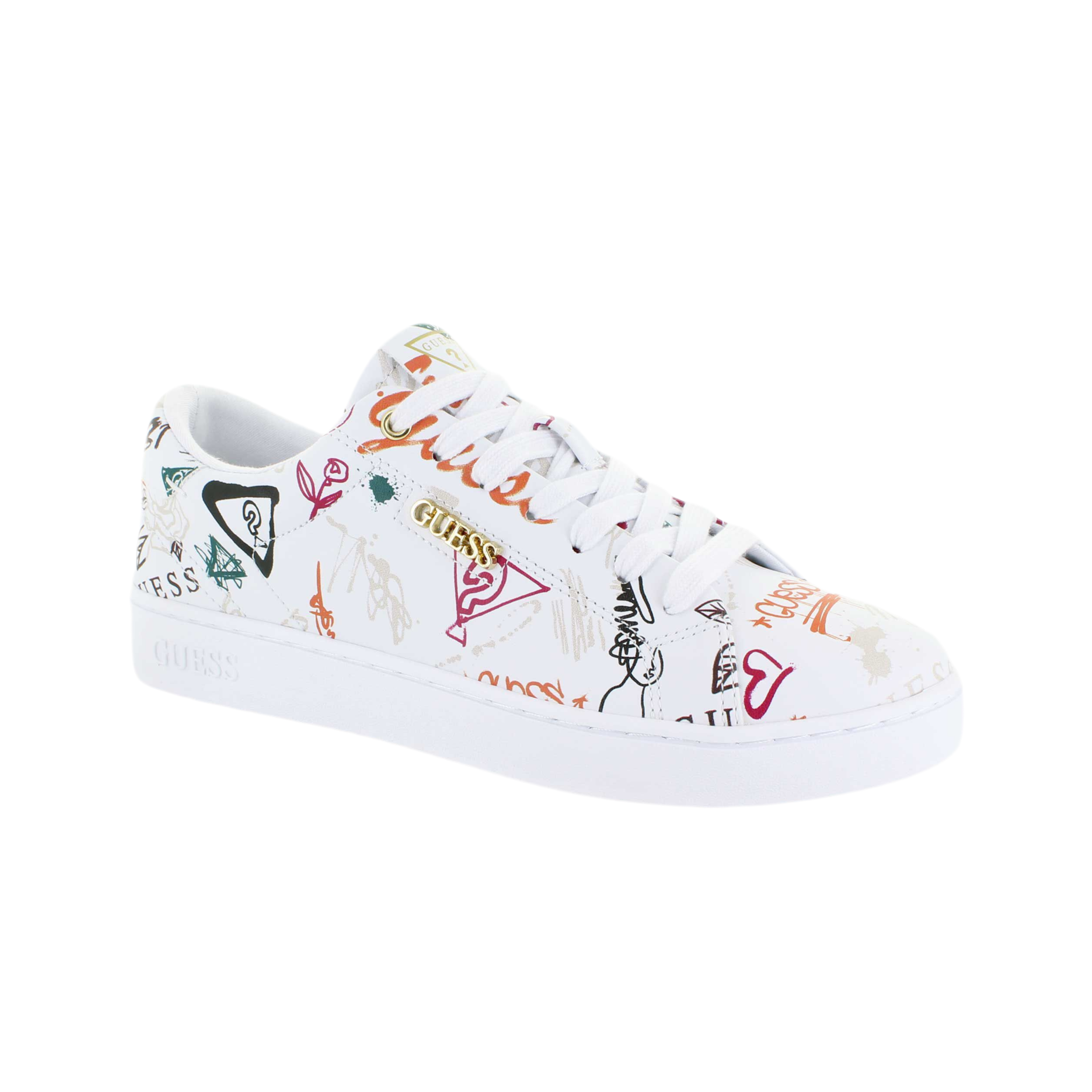Guess Women Bansin - White Multi Color