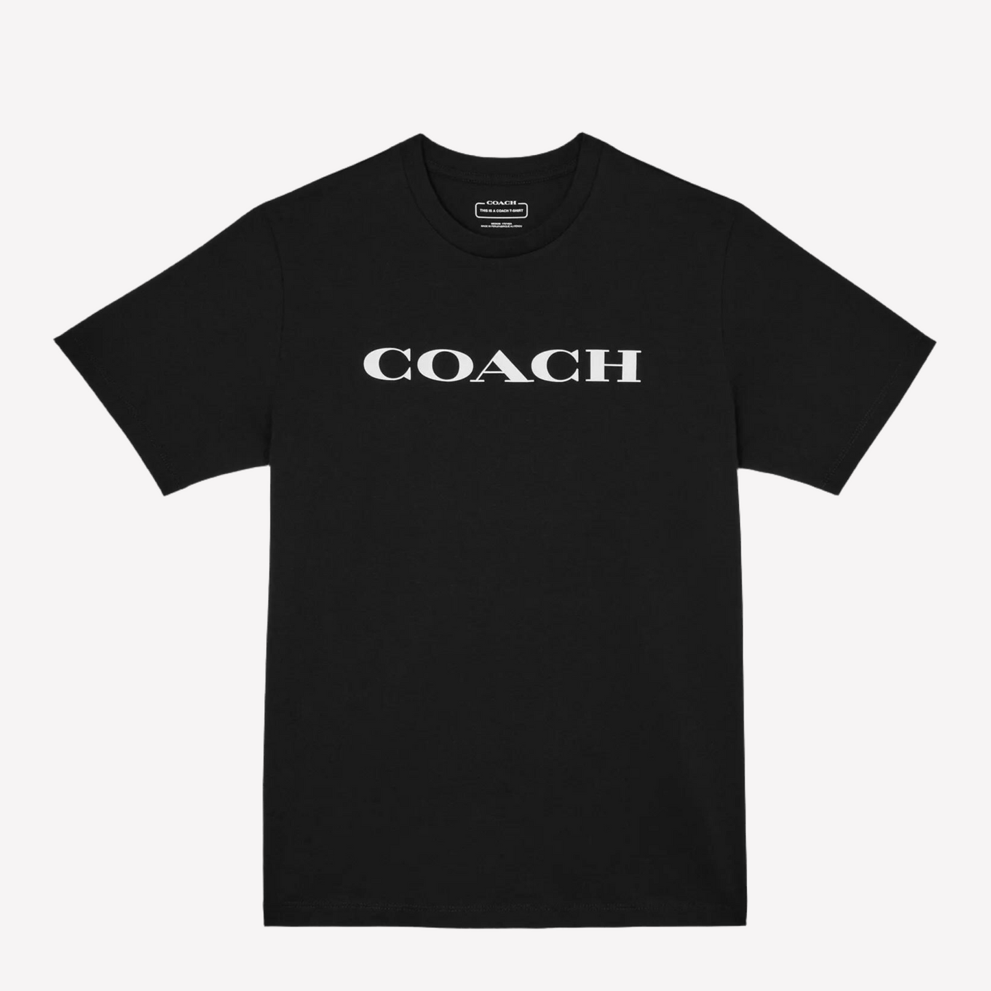 COACH Men Essential T Shirt In Organic Cotton - Black