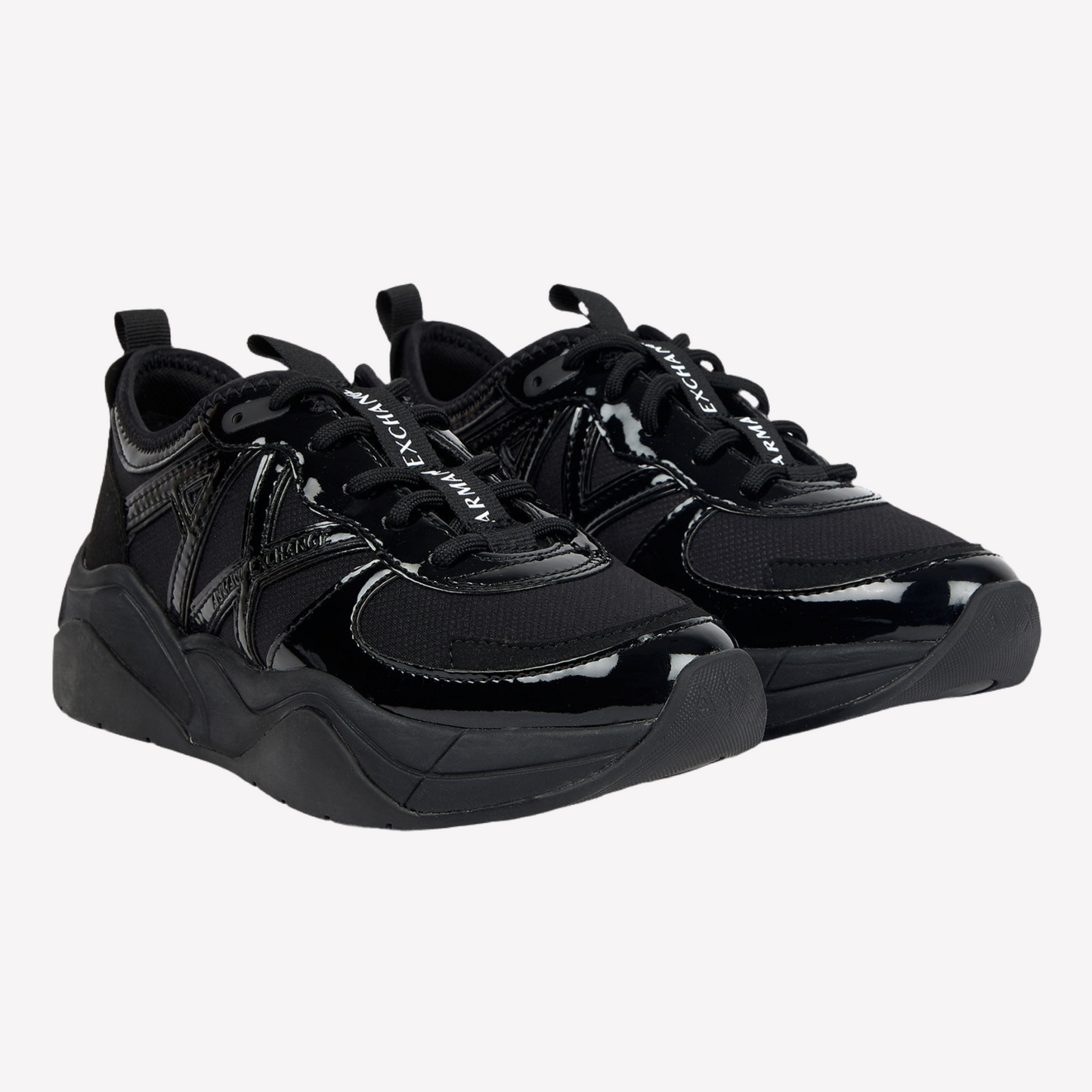 Armani Exchange Women's Chunky Sneaker - Black