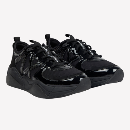 Armani Exchange Women's Chunky Sneaker - Black