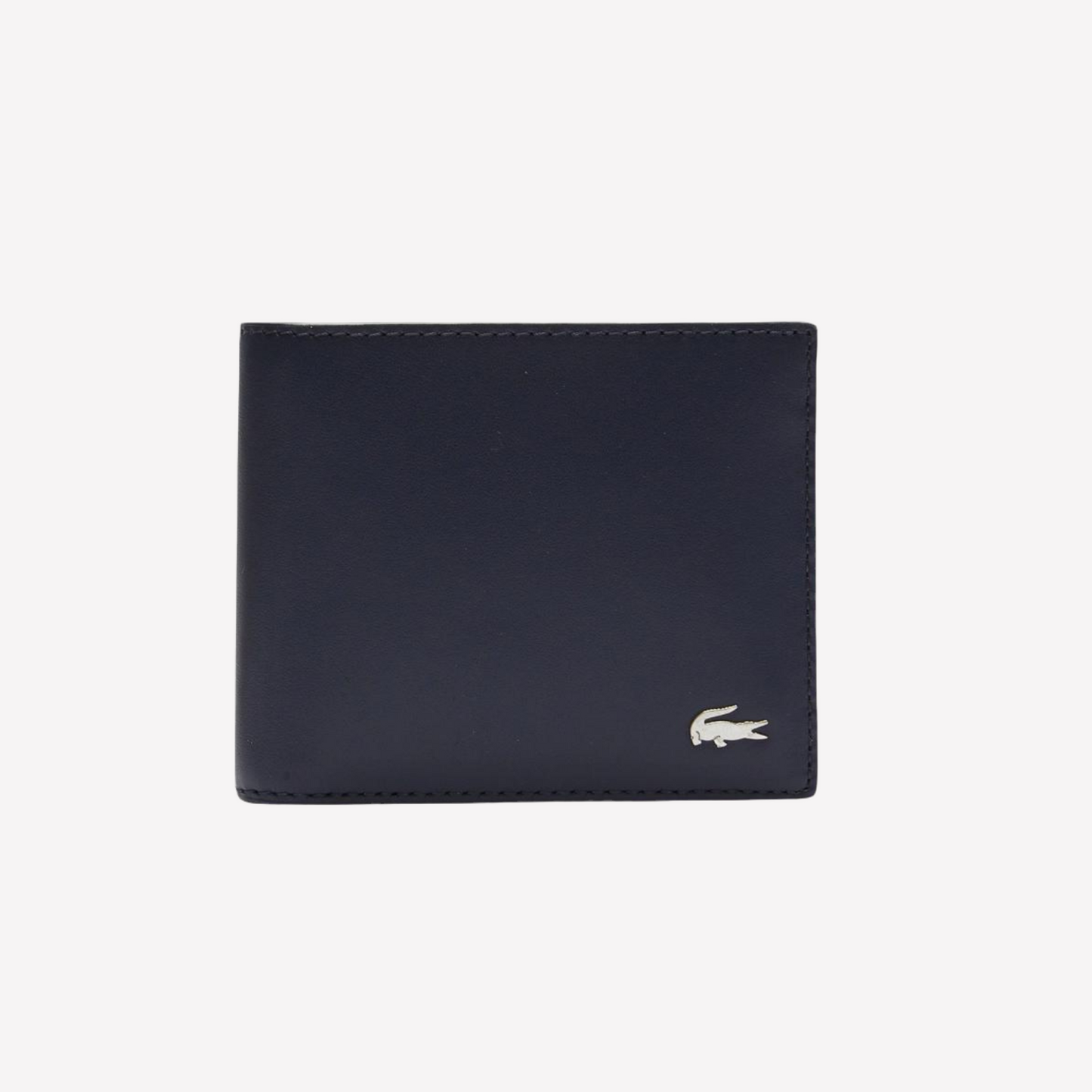 Lacoste Fitzgerald Leather 6-Card Wallet - Peacoat