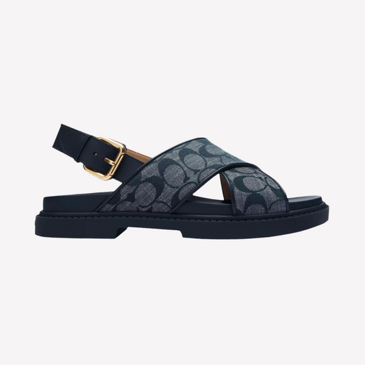 COACH Women's Fraser Sandal - Midnight Navy