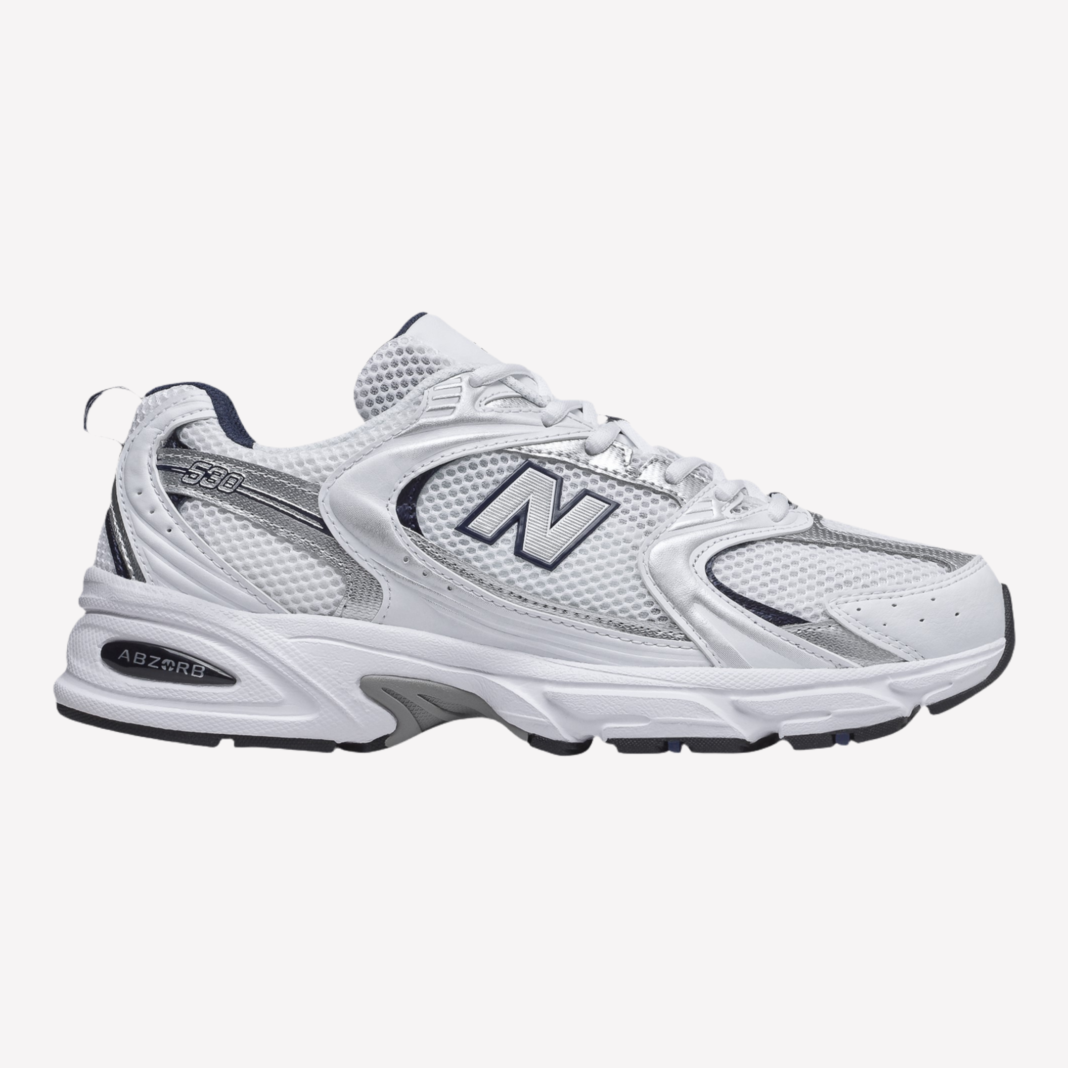 New Balance Women 530 Sneaker - White Indigo