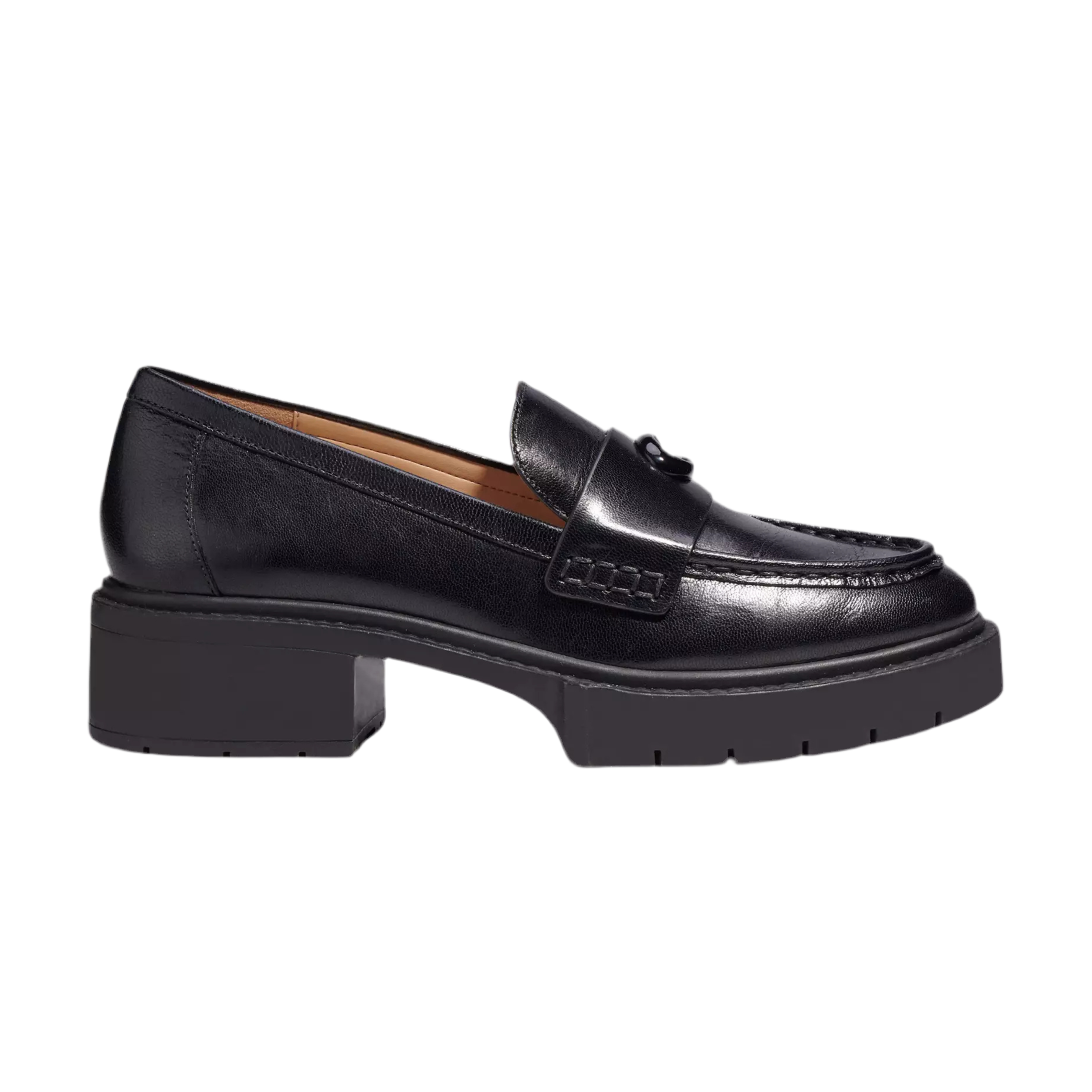 COACH Women's Leah Loafer - Leather Black