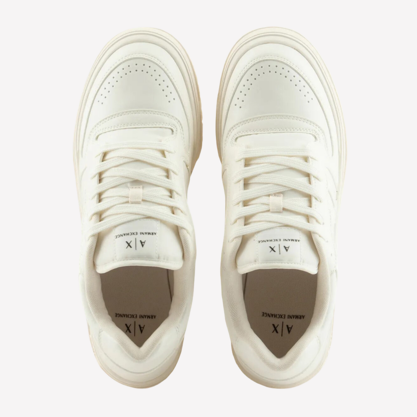 Armani Exchange Men's Eco Leather Sneaker - White