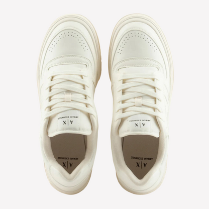 Armani Exchange Men's Eco Leather Sneaker - White