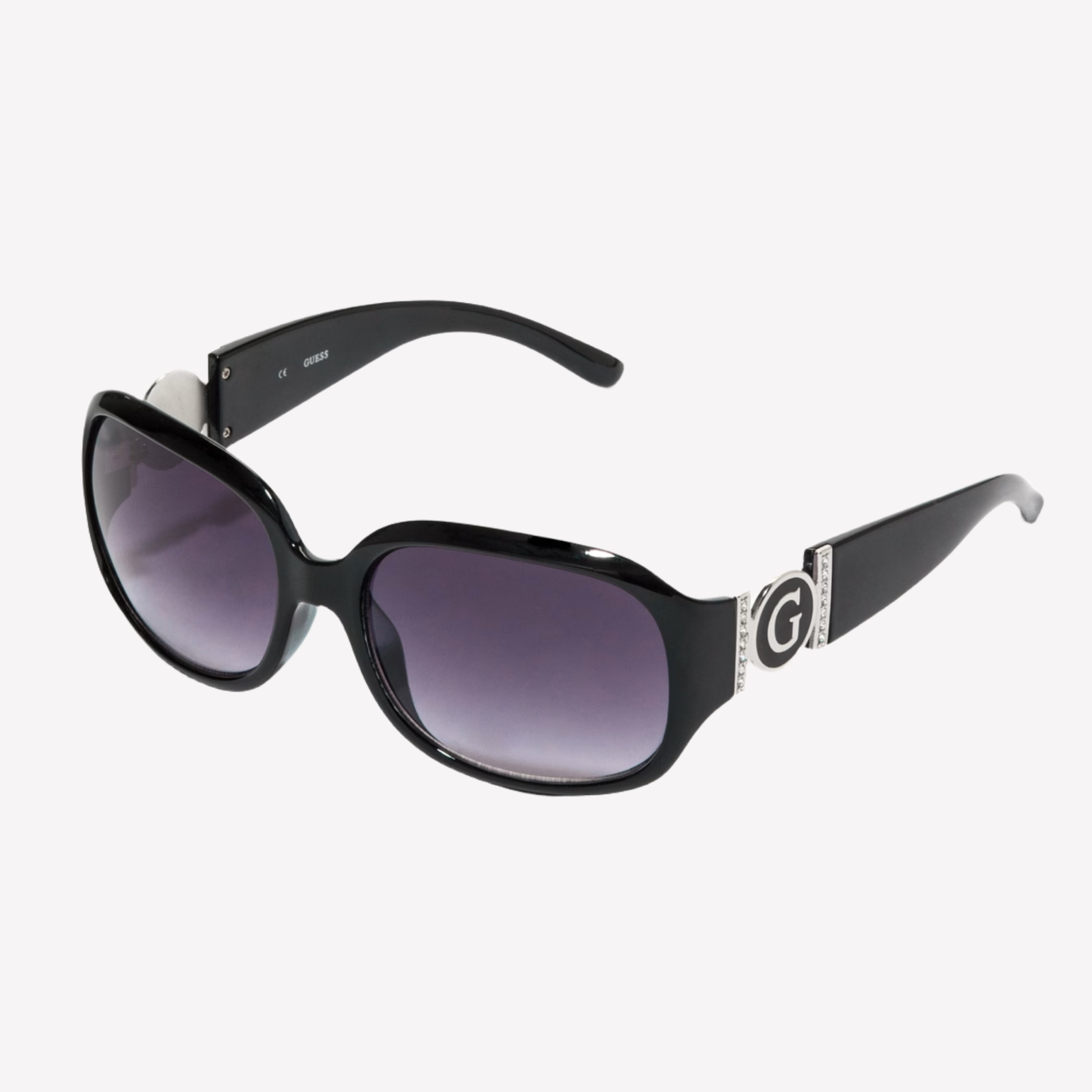 Guess Women Cutout Logo Sunglasses - Black