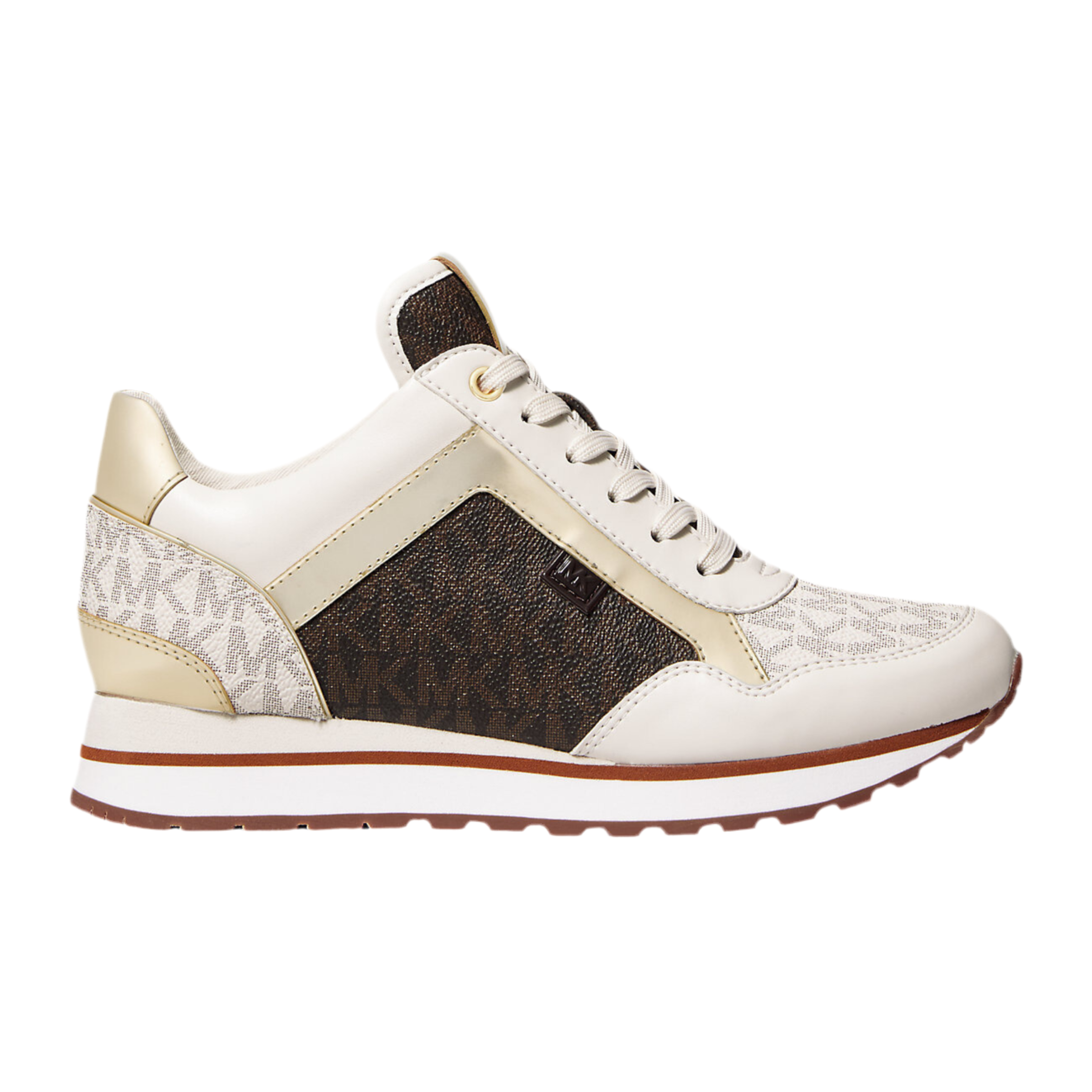 Michael Kors Women Maddy Logo Trainer - Vanilla