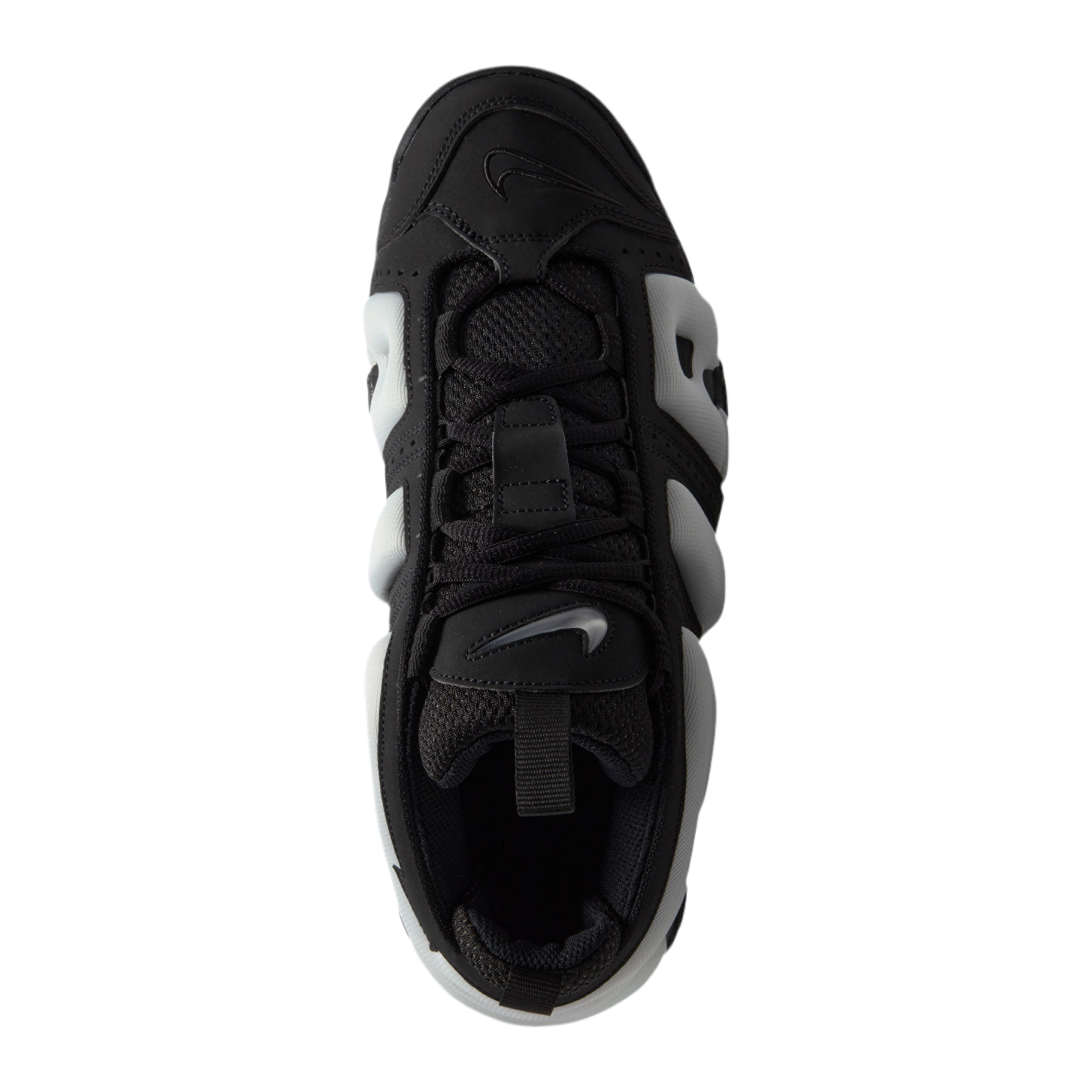 Nike Men's Air More Uptempo Low - Black Metallic Silver