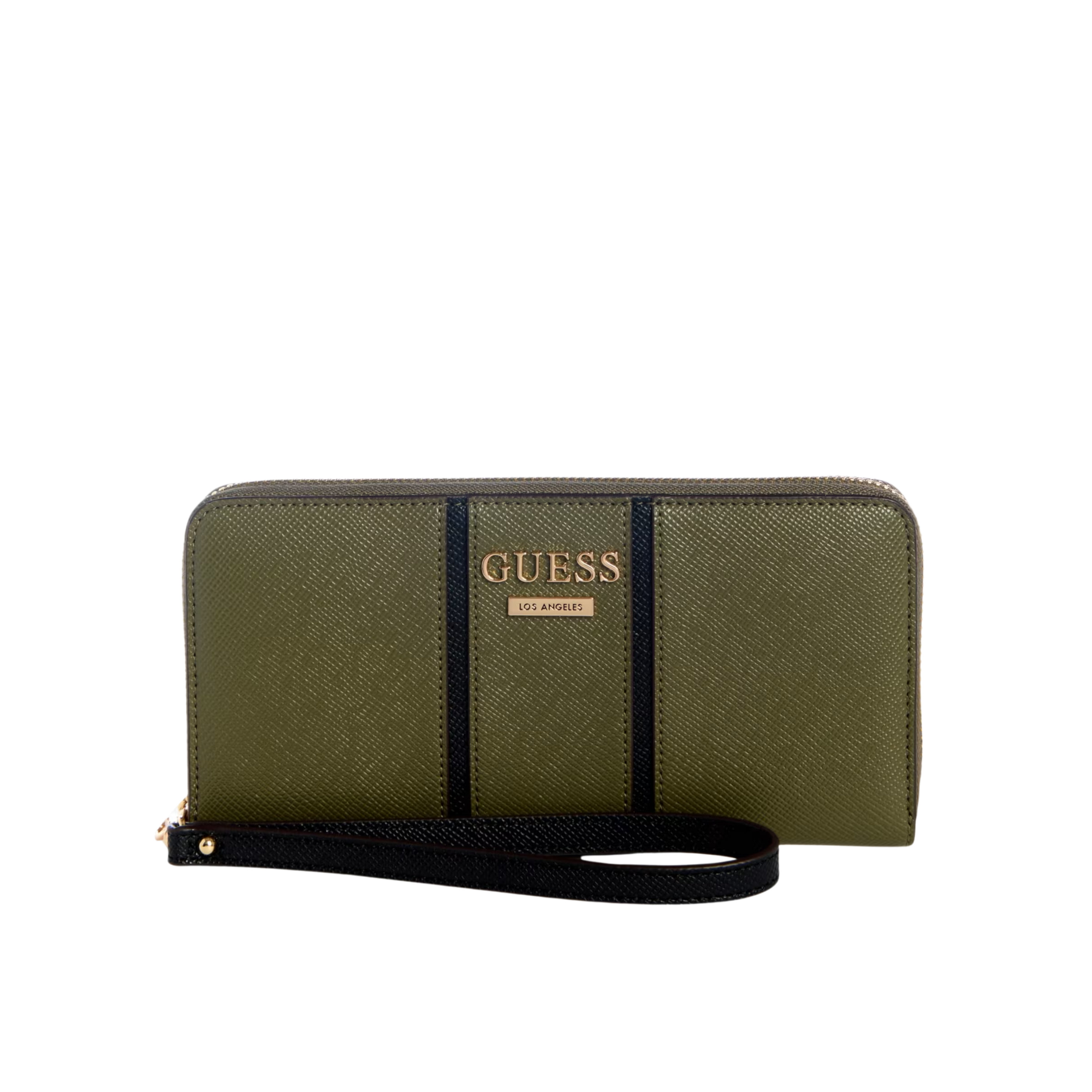 GUESS Women Alesso Large Zip Around Wallet - Green