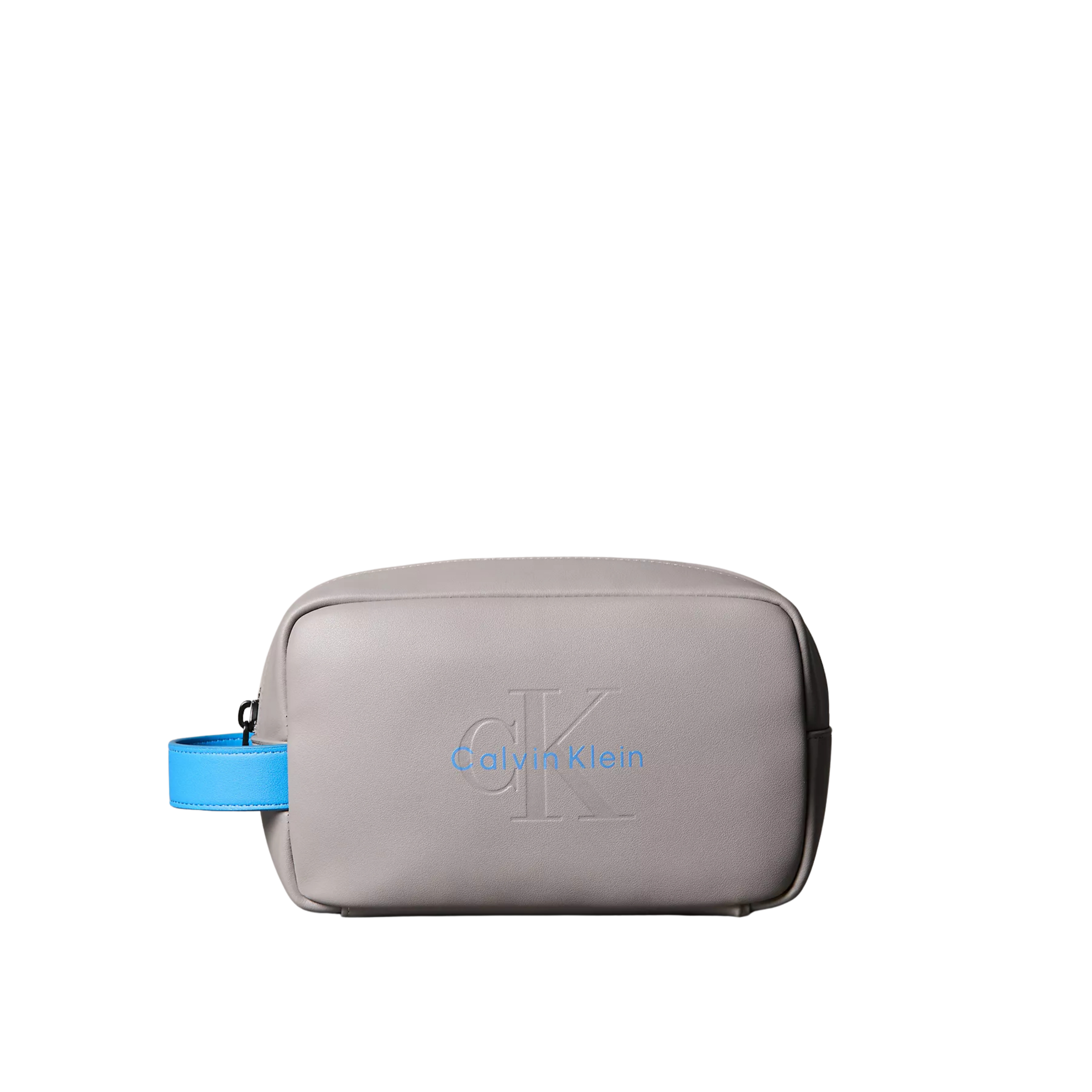 Calvin Klein Men Embossed Monologo Dopp Kit - Cloudburst