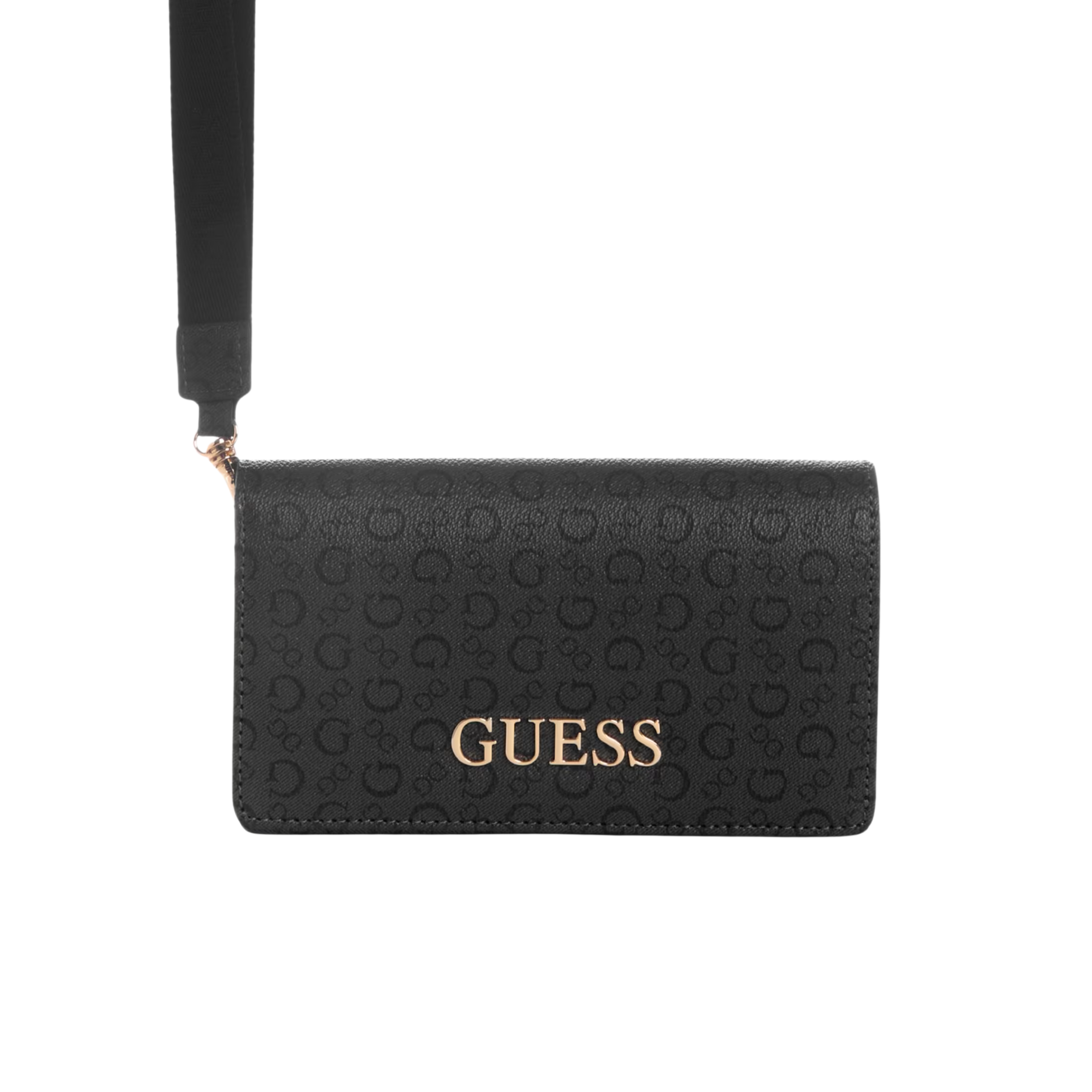 GUESS Women Eldoria Enlarged Logo Phone Organizer - Black