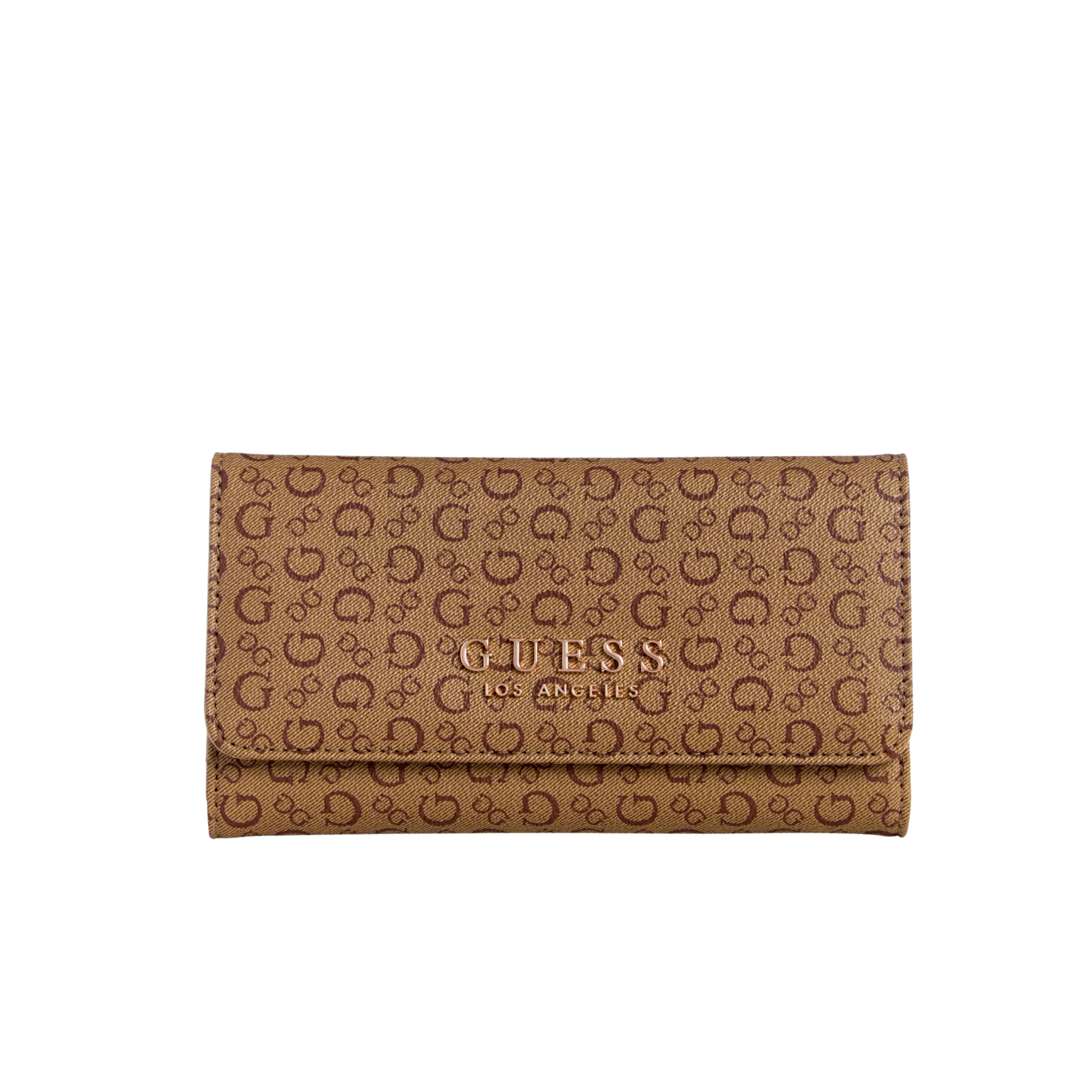 GUESS Women Saffron Slim Clutch Wallet - Brown