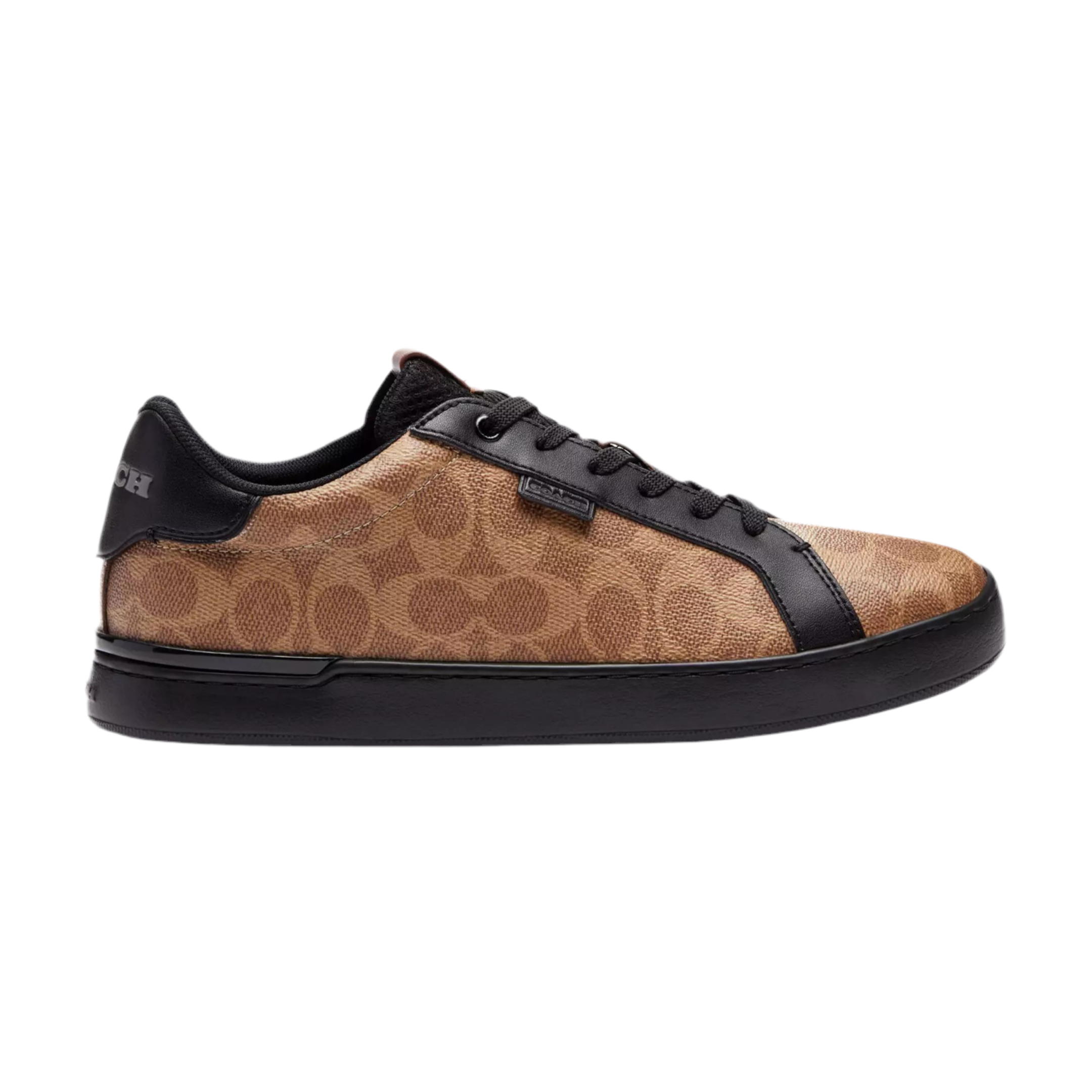 COACH Men's Lowline Low-Top - Tan Black