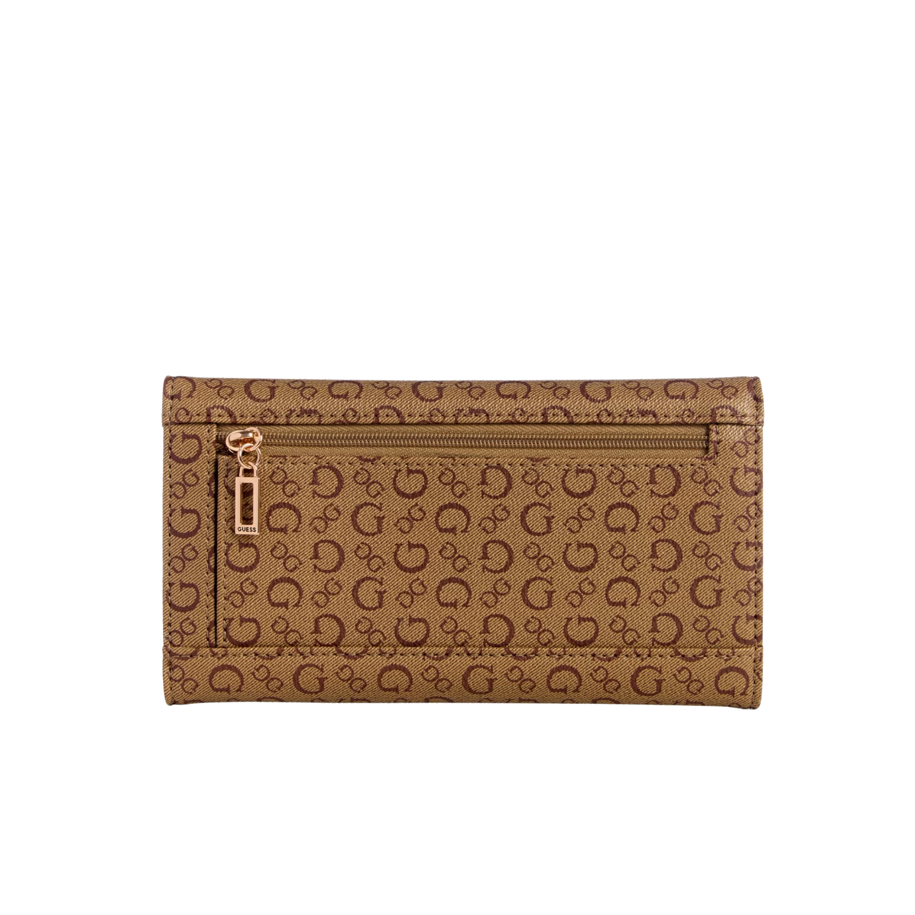 GUESS Women Saffron Slim Clutch Wallet - Brown