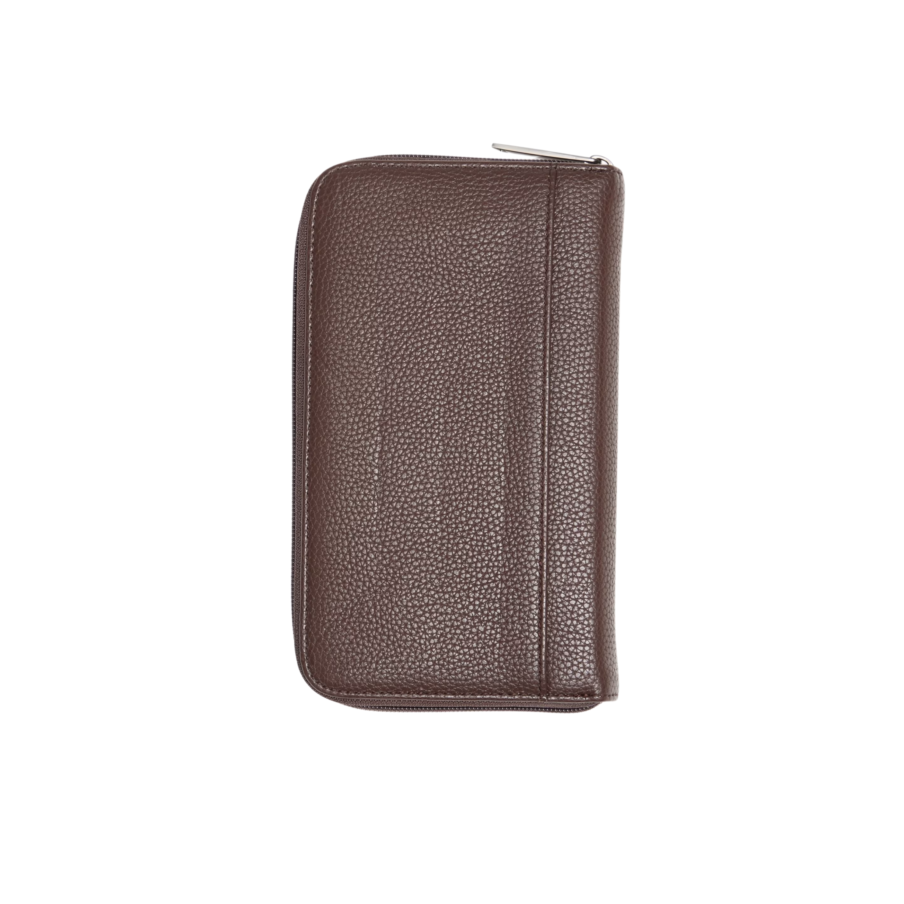Guess Men Zip-Around Travel Wallet - Brown
