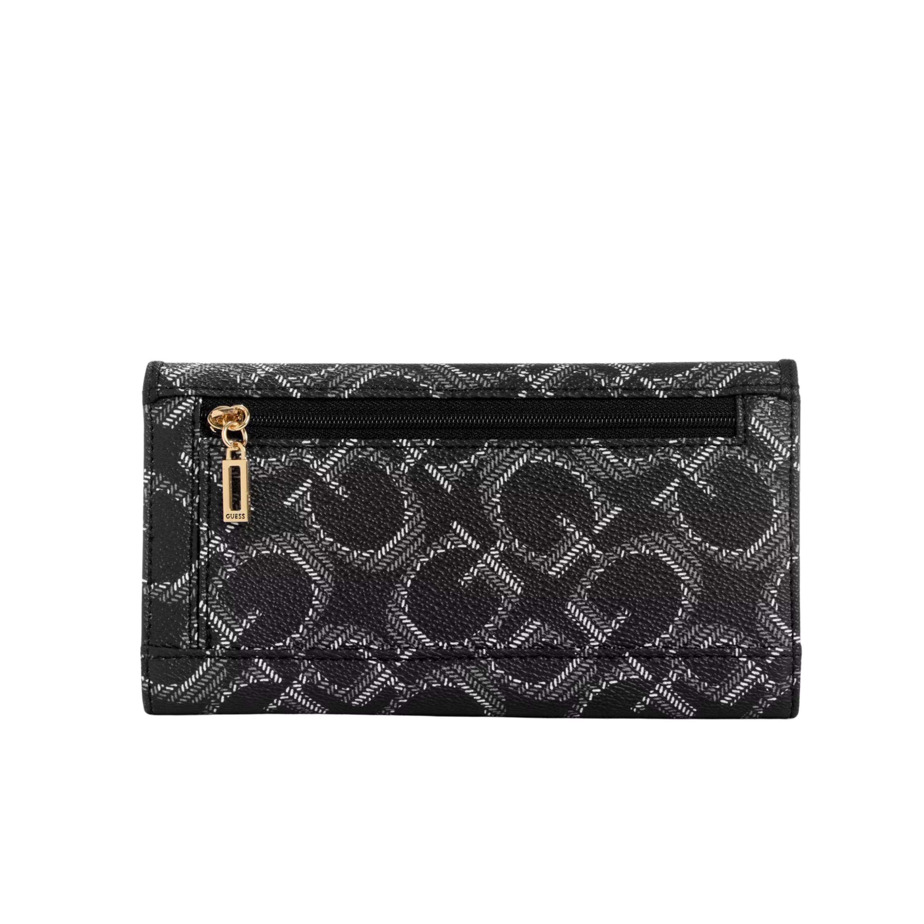 GUESS Women Tuie Logo Slim Clutch - Black
