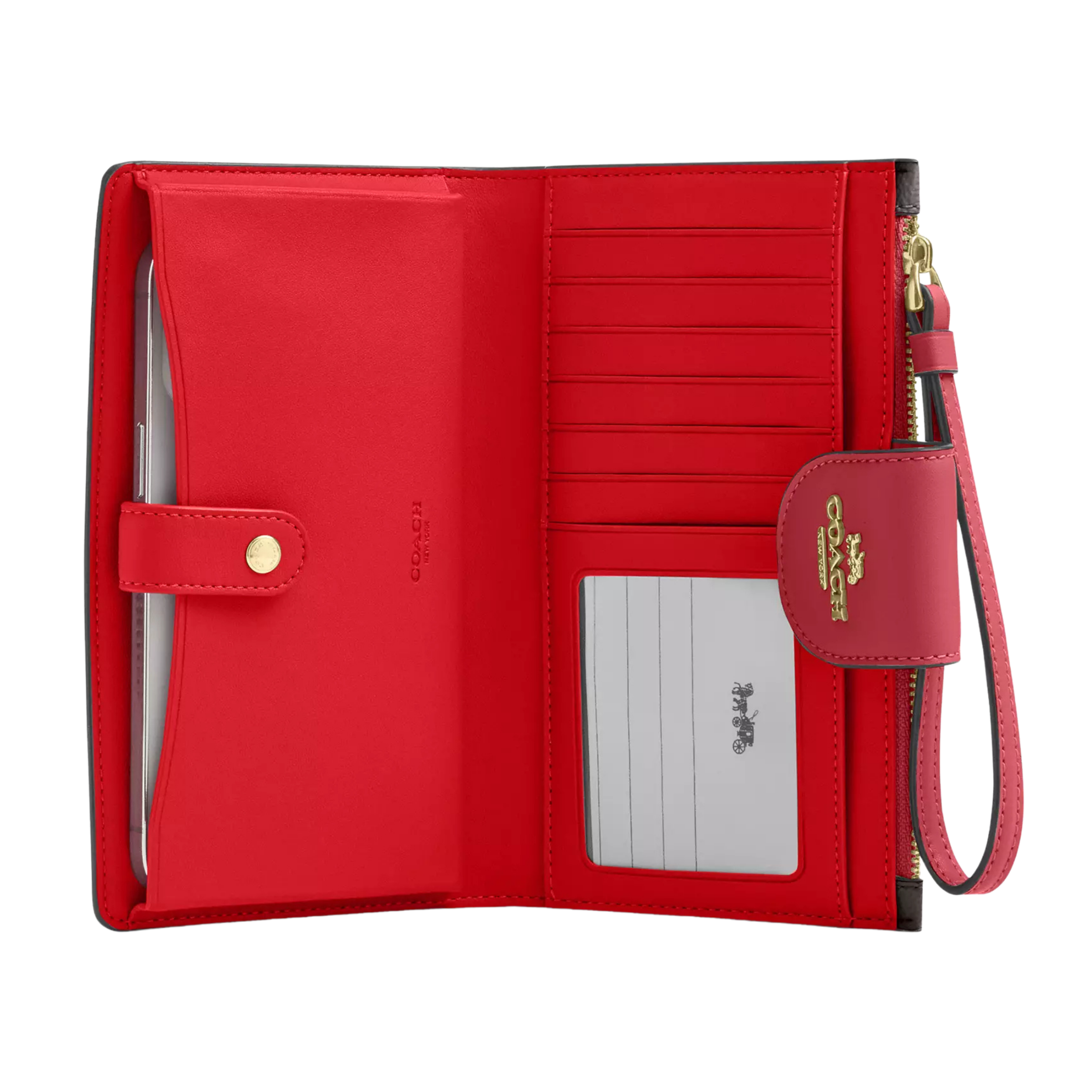 COACH Women Phone Wallet - Gold