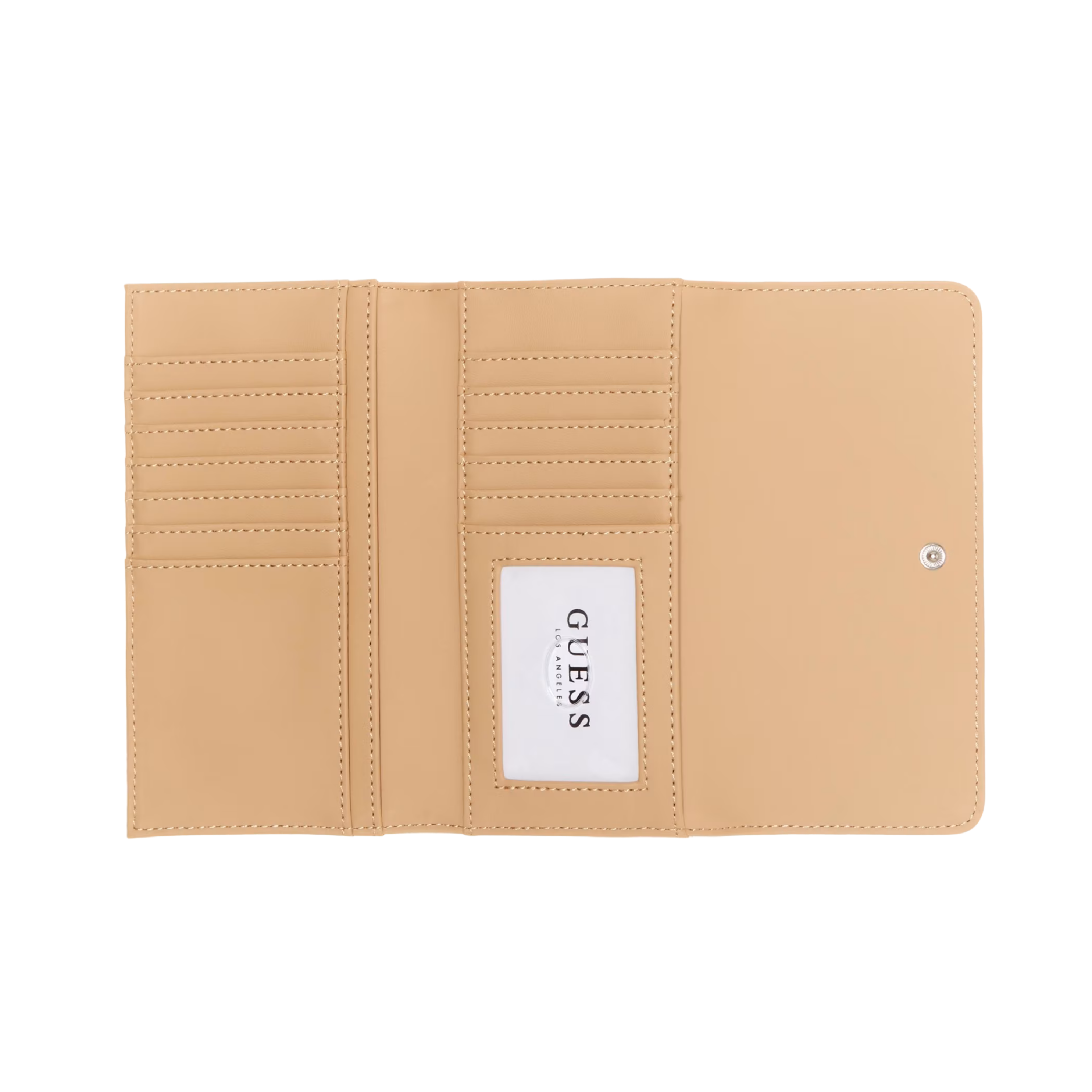 GUESS Women Rhiannon Fold Over Clutch Wallet - Brown