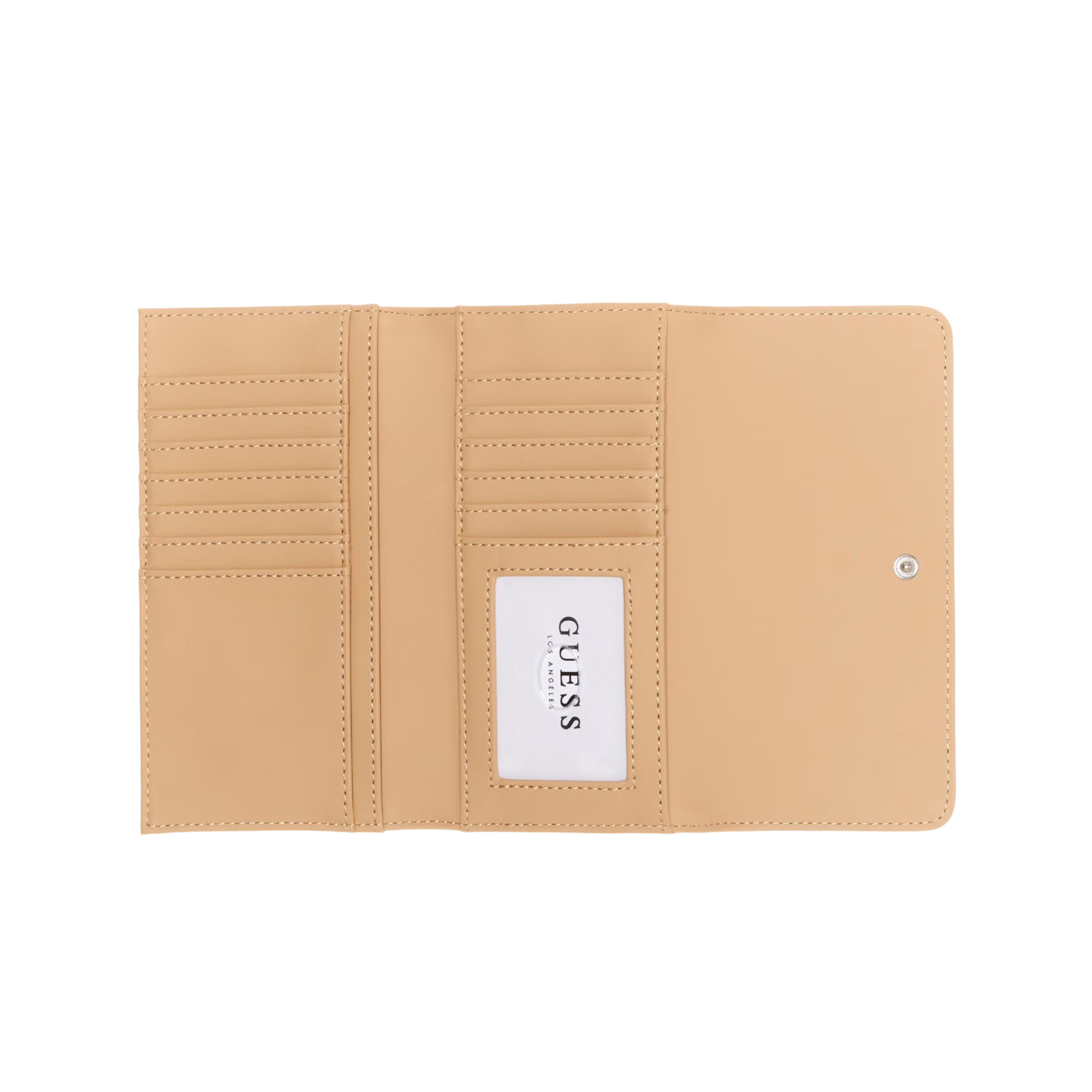 GUESS Women Eldoria Enlarged Logo Slim Clutch Wallet - Pink