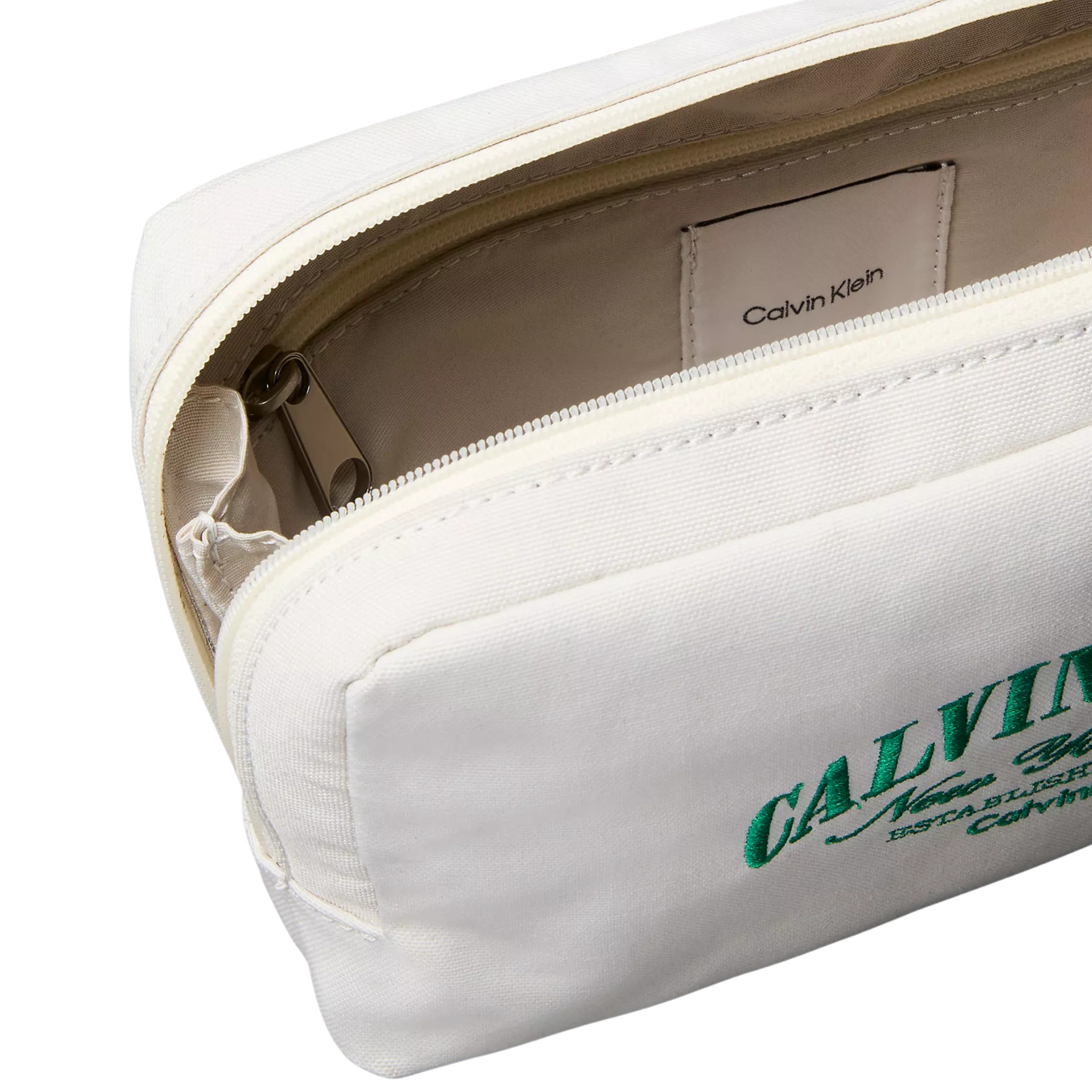 Calvin Klein Women Heritage Classic Pouch - Bone White