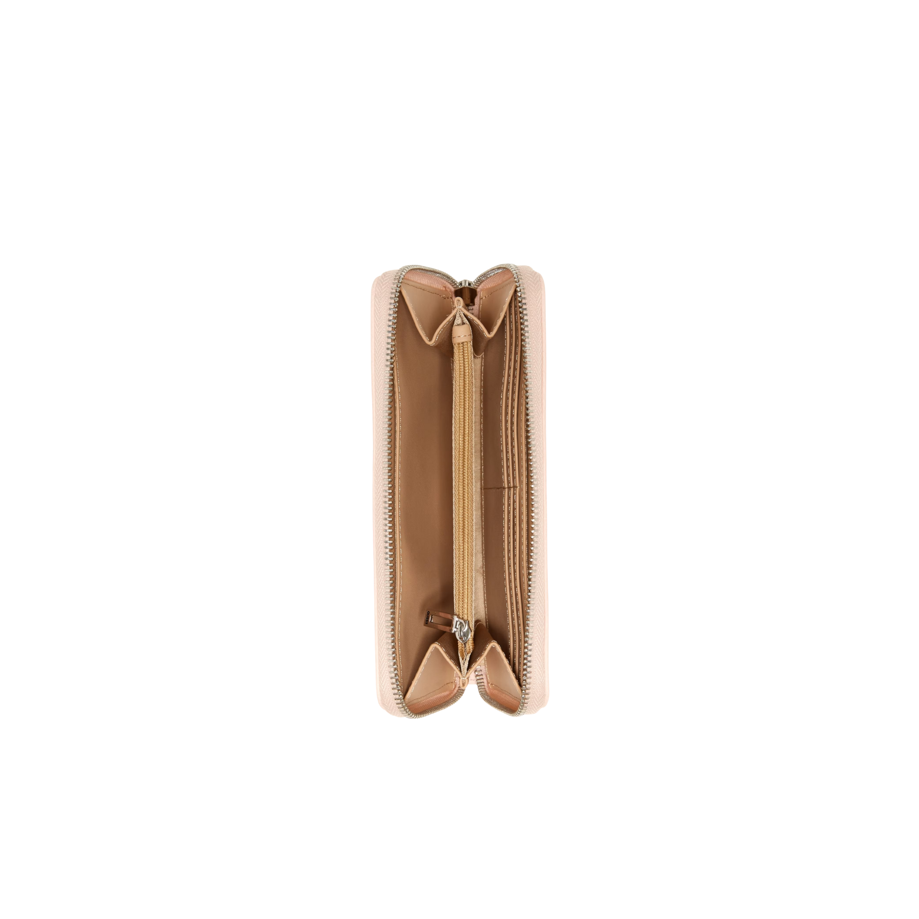 GUESS Women Kiran Logo Shine Medium Zip Around Wallet - Gray