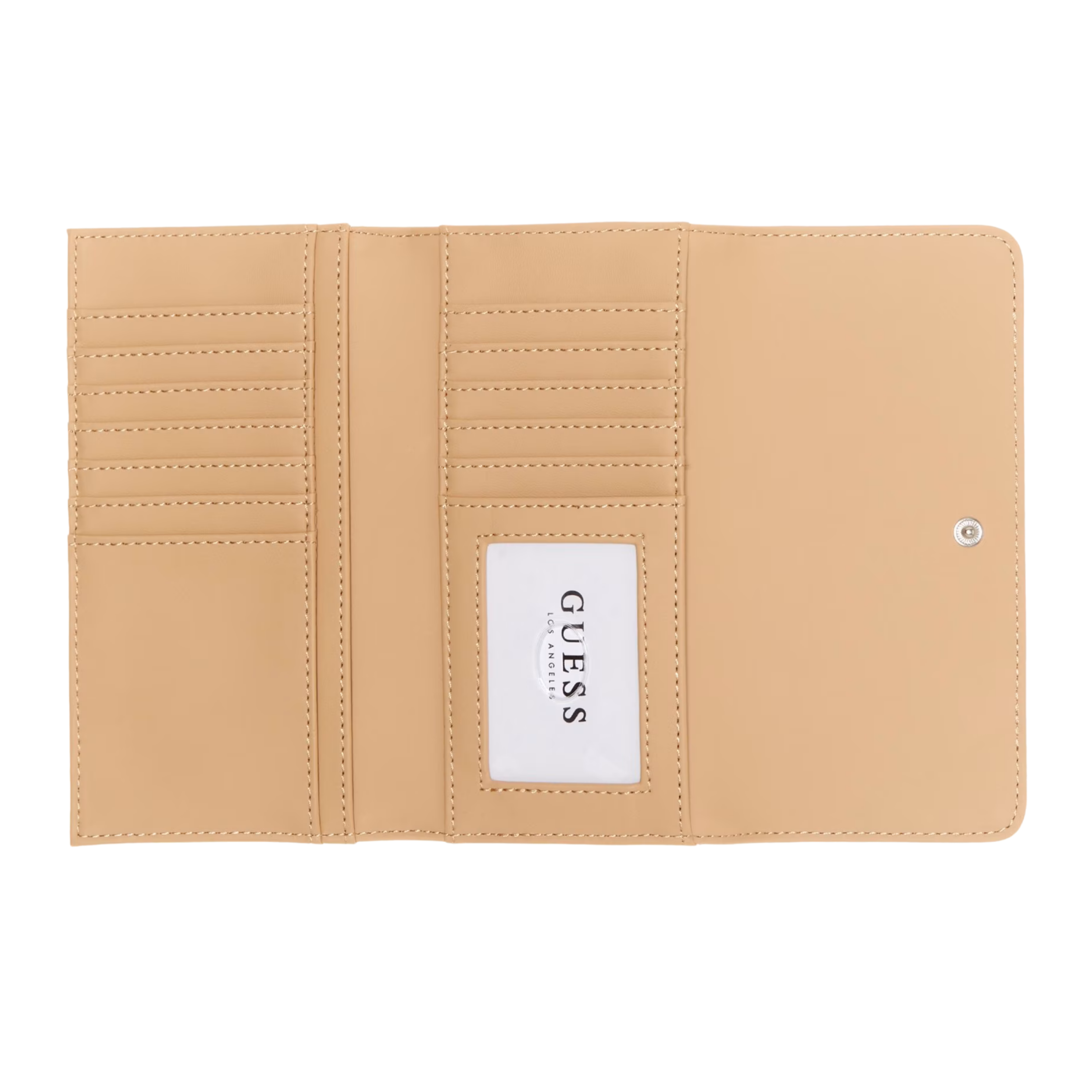 GUESS Women Demelza Slim Clutch Wallet - White