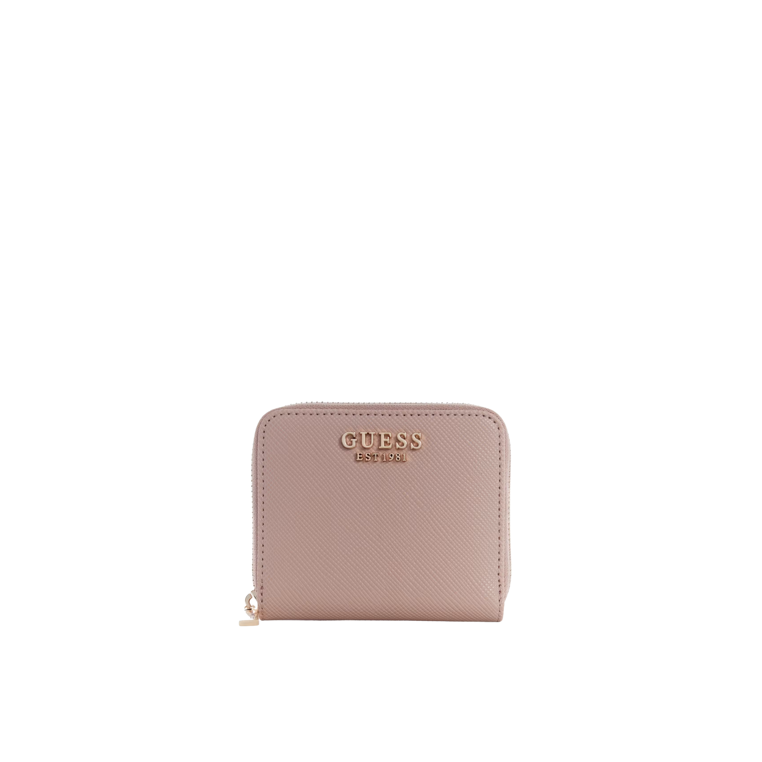 Guess Women Laurel Small Zip Around Wallet - Rose Pink