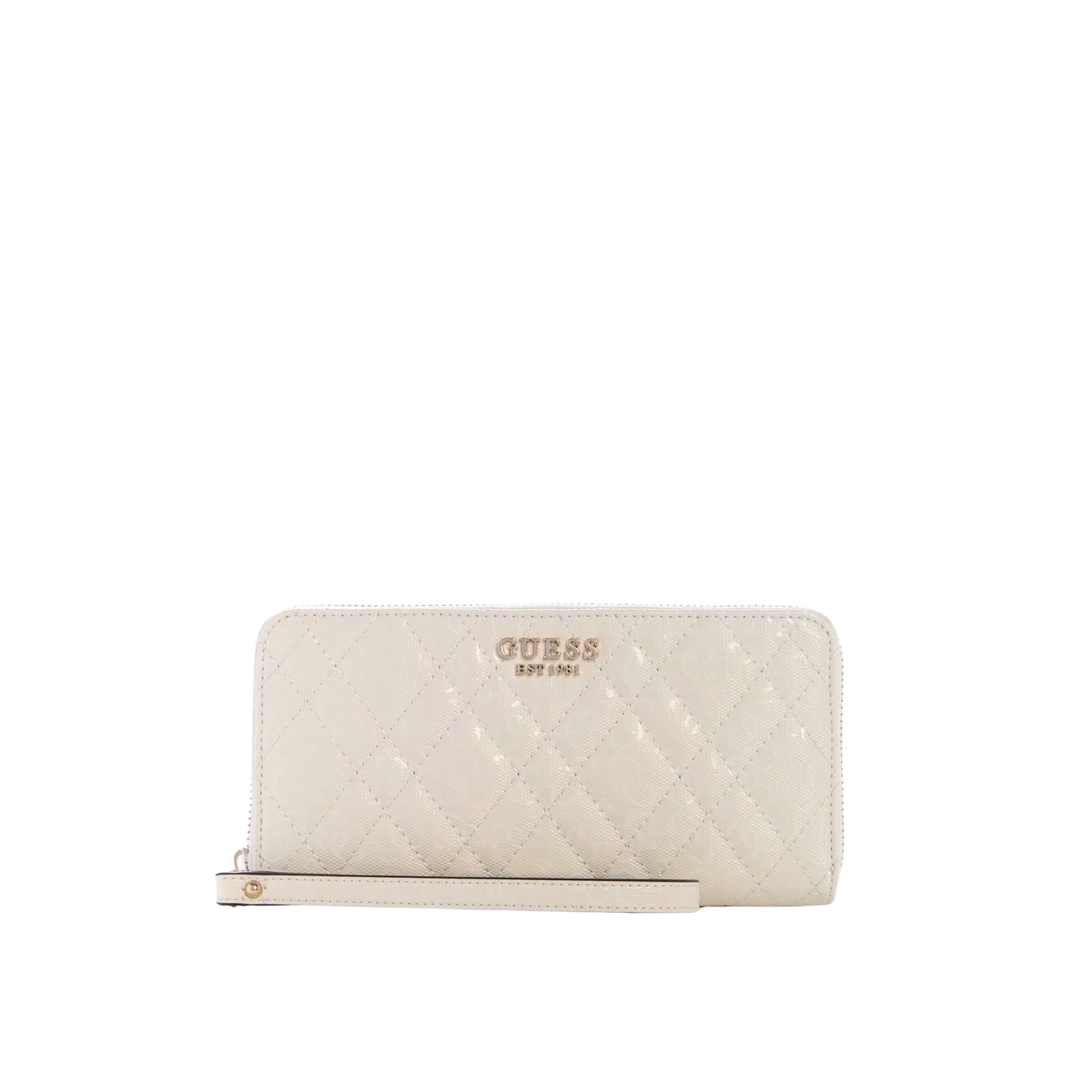 Guess Women Isemay 4G Maxi Wallet - White