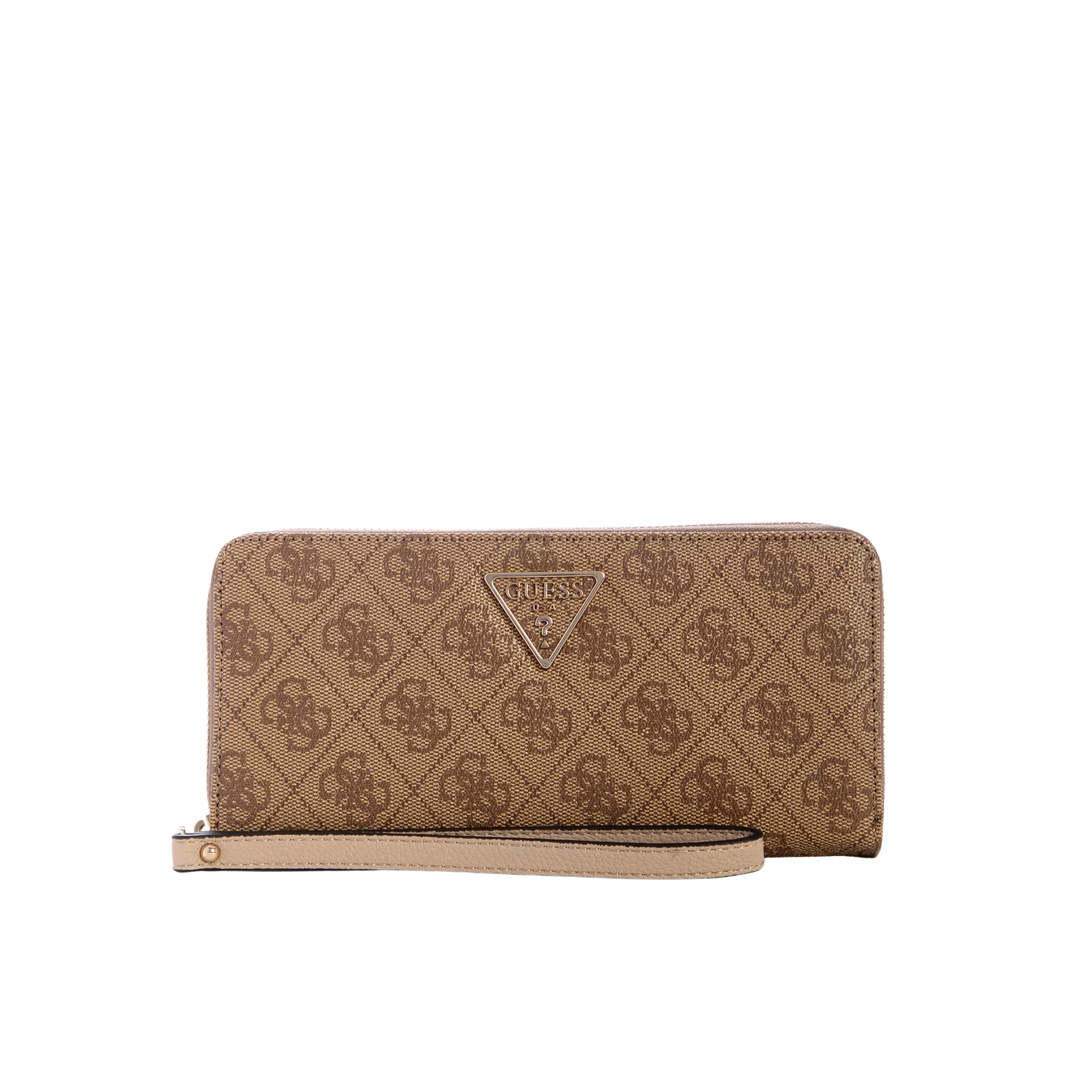 Guess Women Laurel II Large Zip Around Wallet - Latte Logo