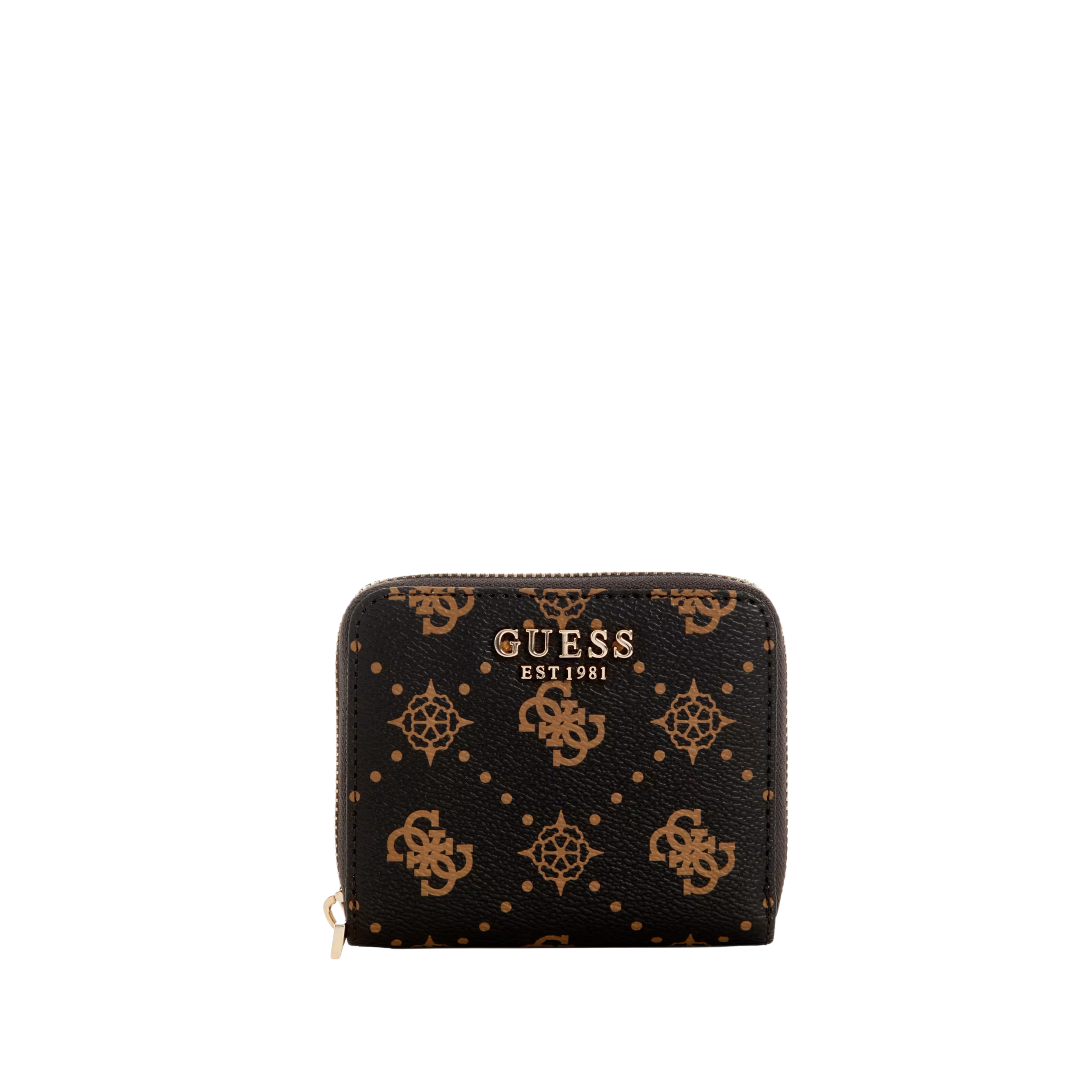 Guess Women Silia Peony Small Wallet - Espresso Logo