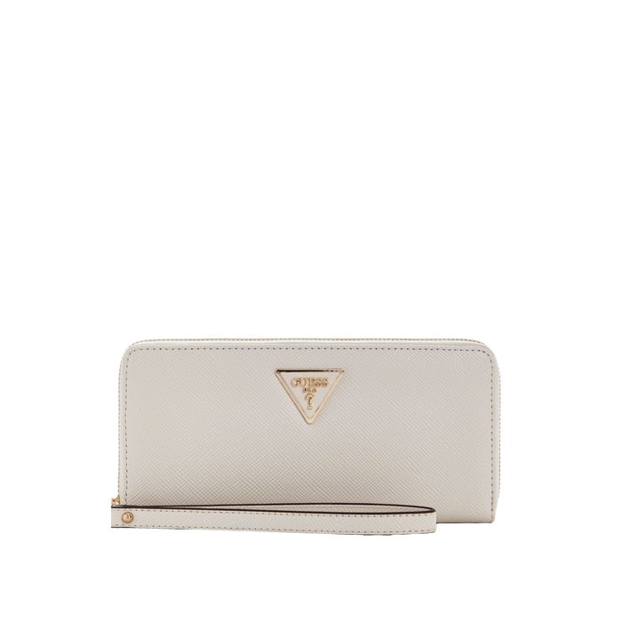 Guess Women Laurel Maxi Wallet - Bone