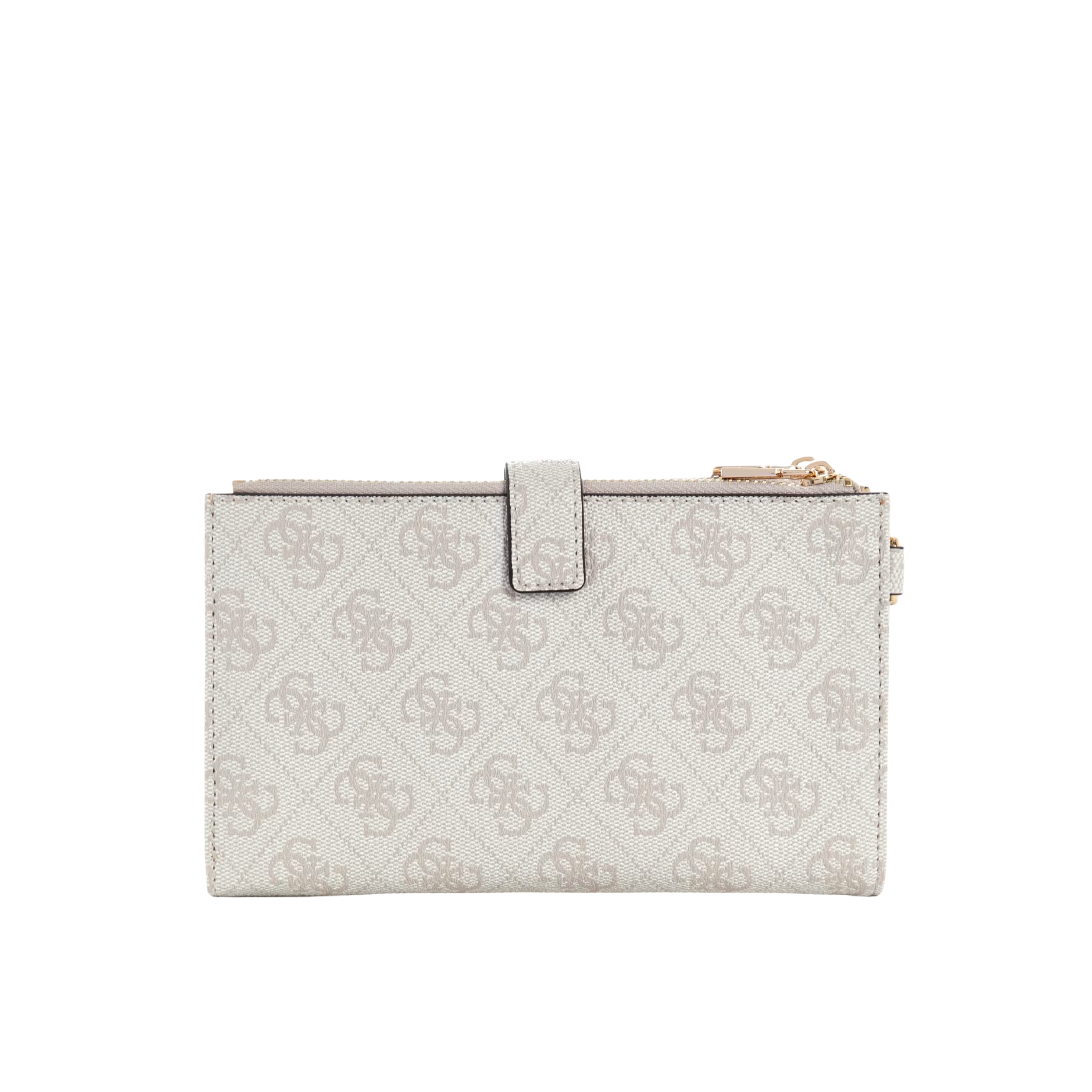 Guess Women Laurel Quattro G Double Zip Organizer - Dove Logo