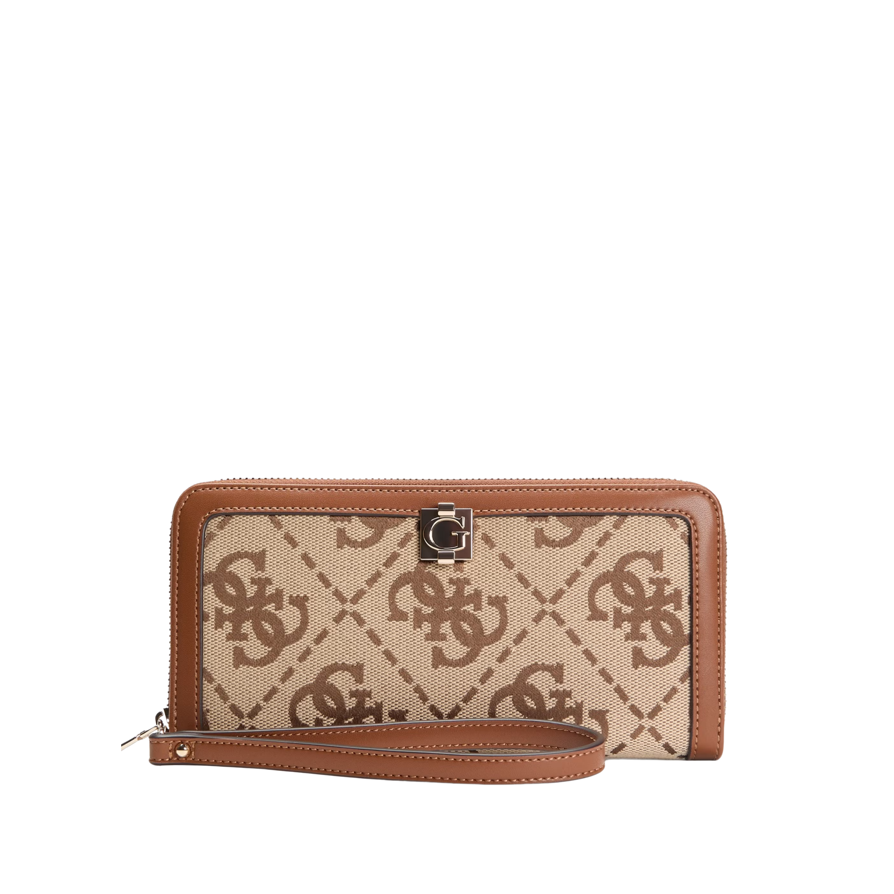 Guess Women Audrey Logo Wallet - Latte Logo