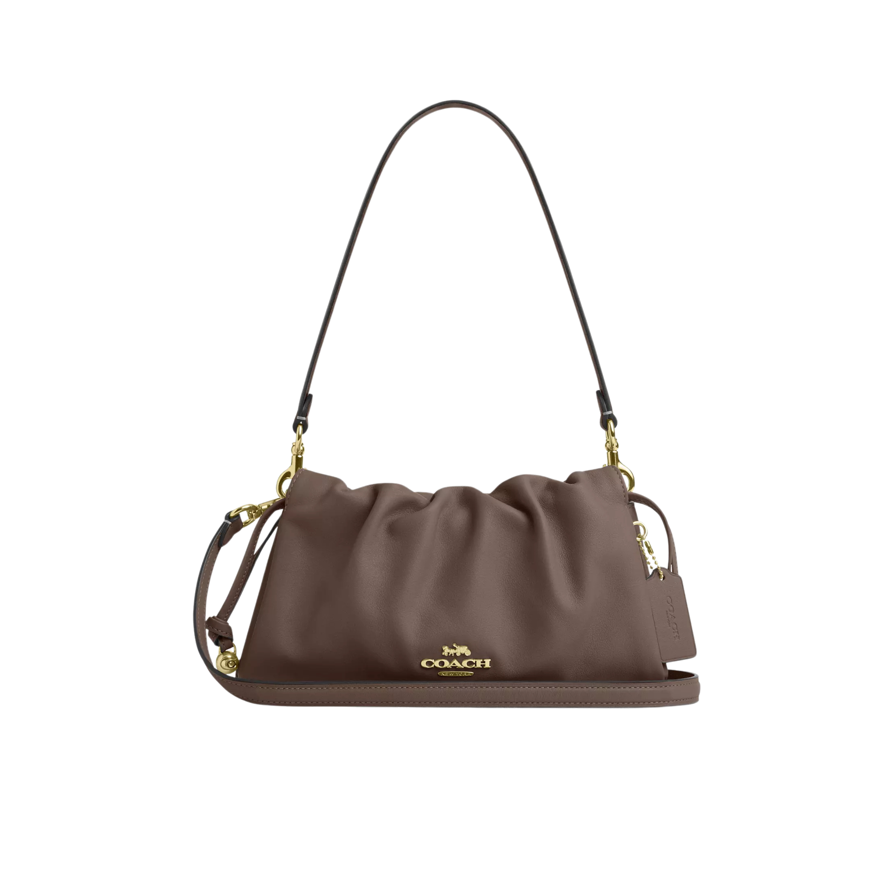 COACH Women Faye Shoulder Bag - Gold Dark Stone