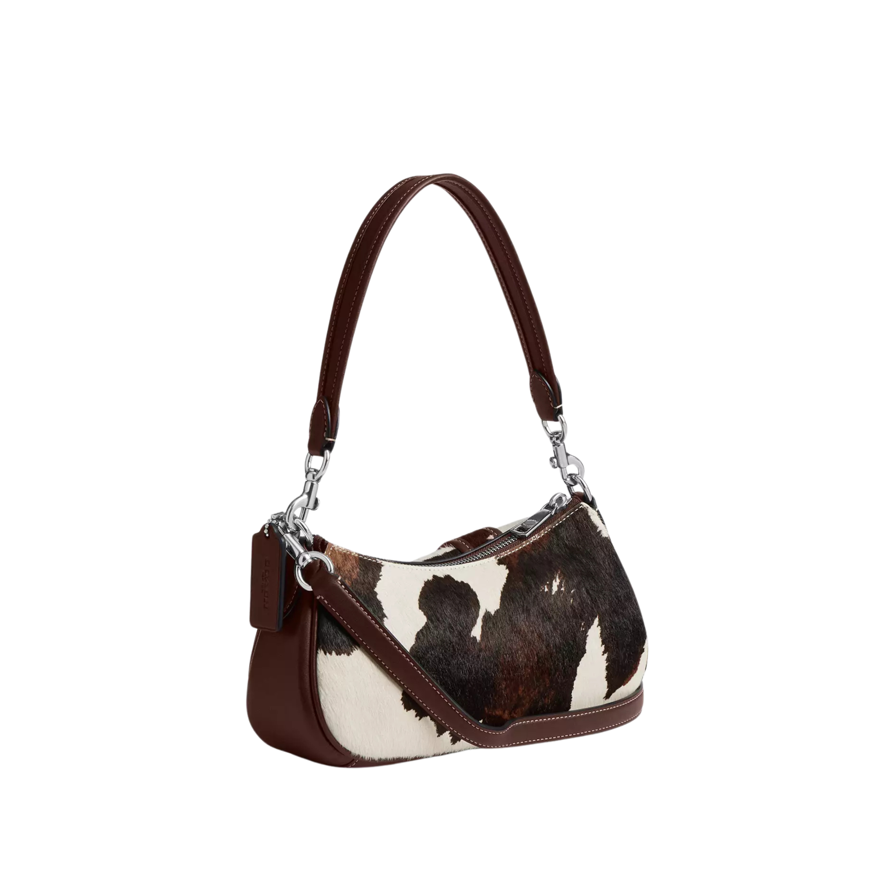 COACH Women Ashton Bag - Cow Printed Silver