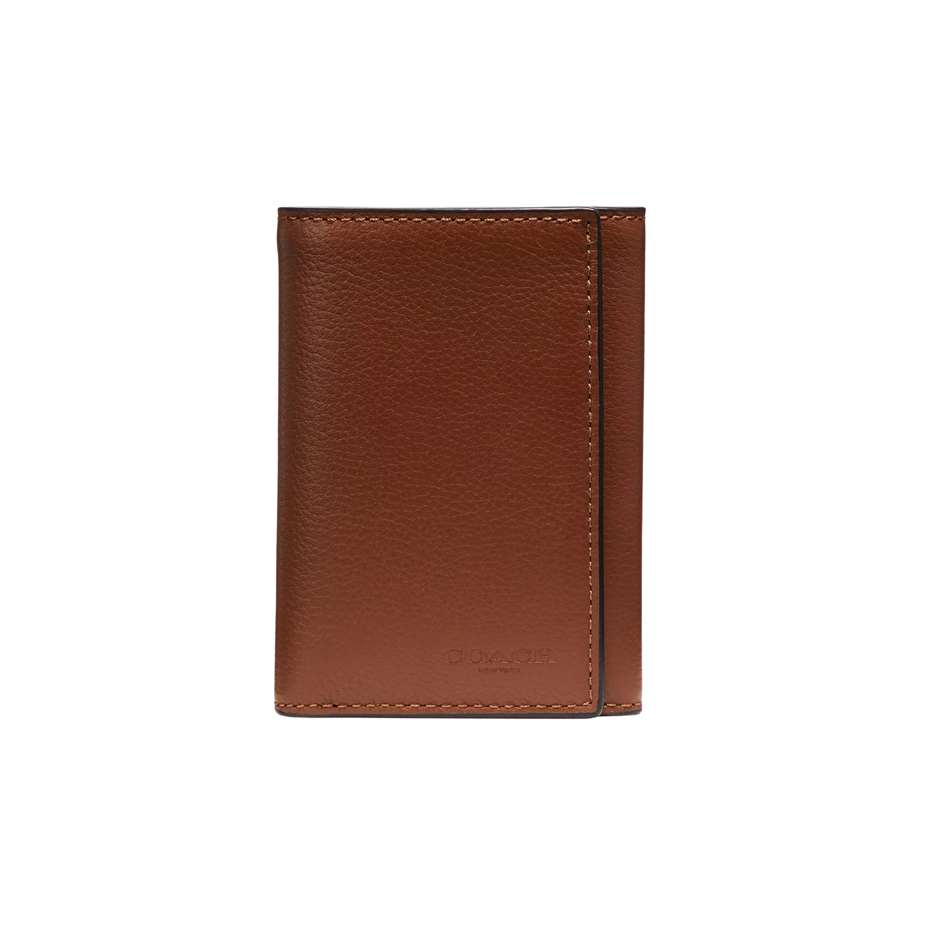 COACH Men Trifold Wallet - Saddle