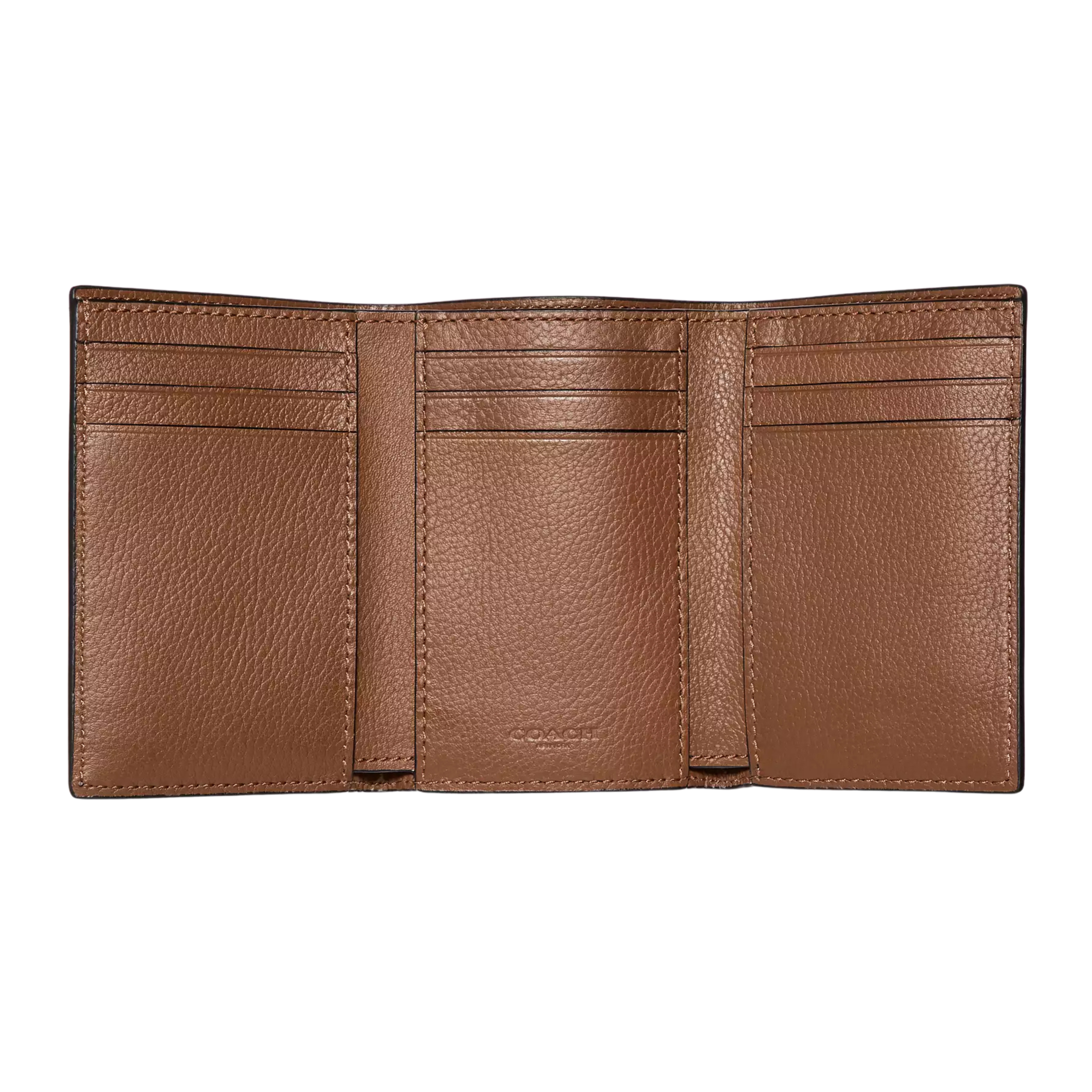 COACH Men Trifold Wallet - Saddle