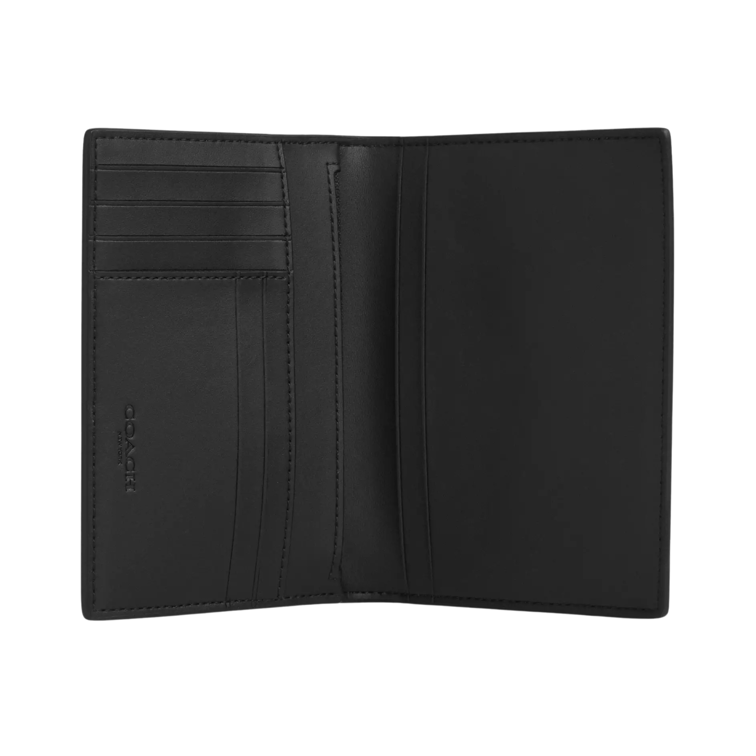 COACH Men Passport Card Case - Gunmetal