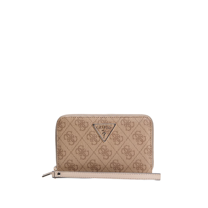 Guess Women Laurel Wallet - Latte Logo