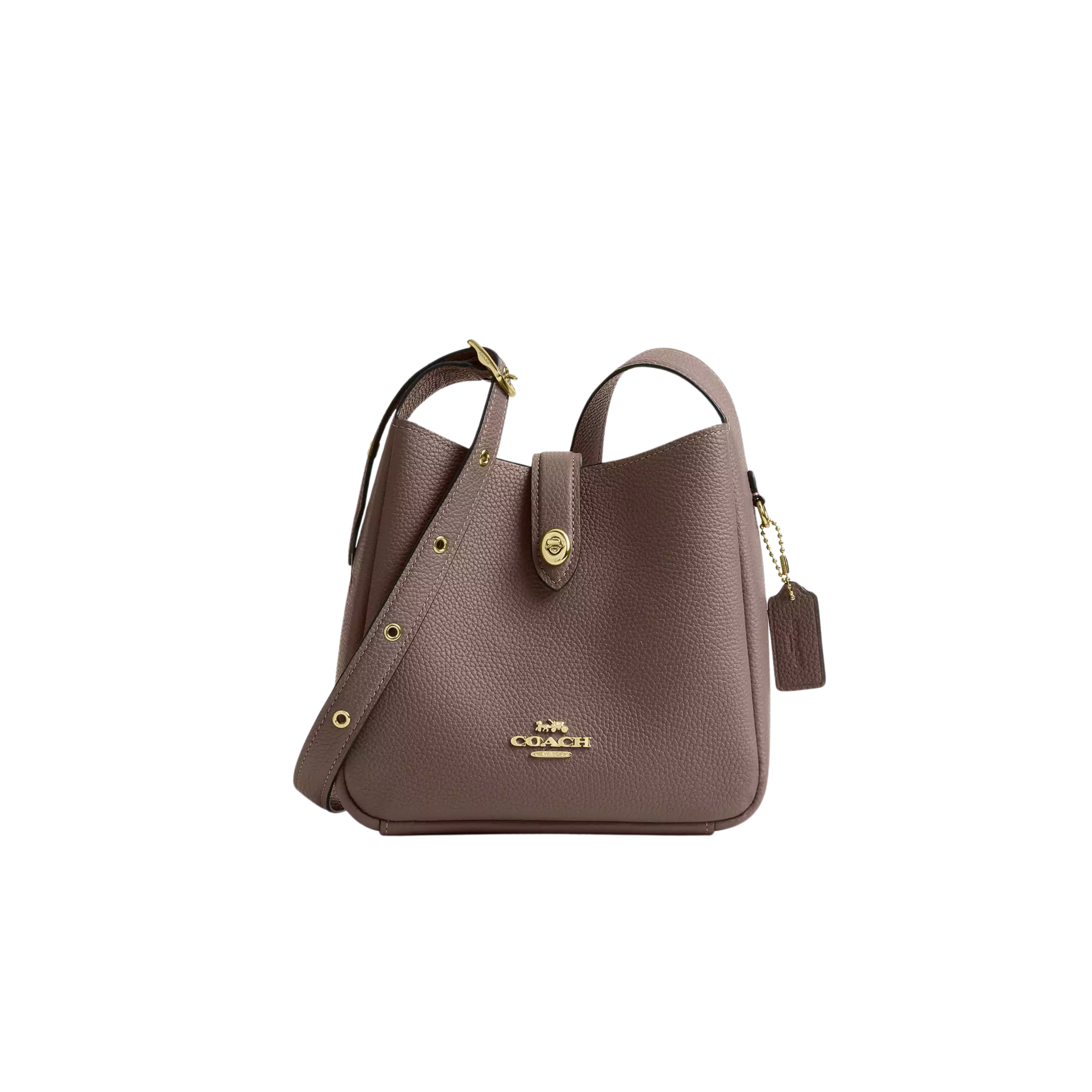 COACH Women Hadley Mini Crossbody Bag - Gold Dark Stone