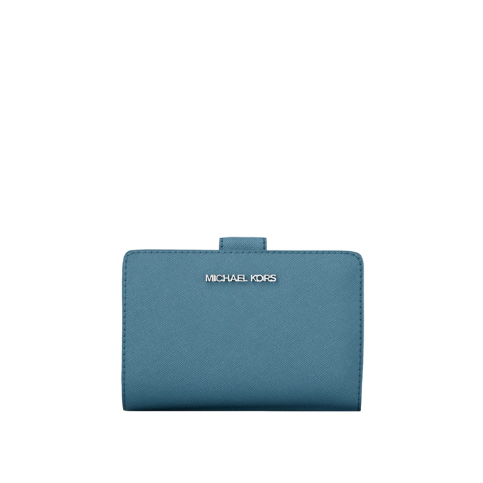 Michael Kors Women Medium Saffiano Leather Wallet - Demin