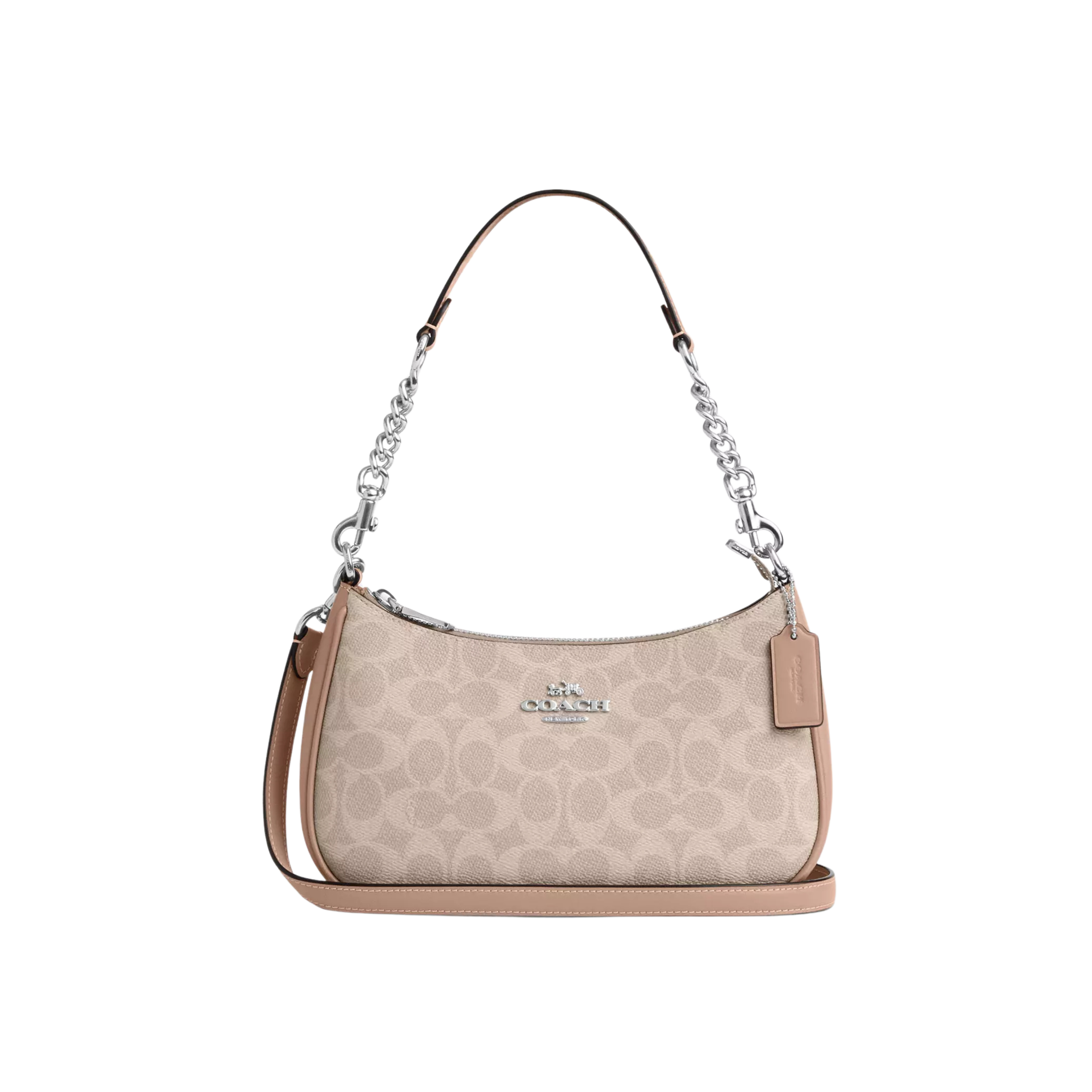 COACH Women Teri Shoulder Bag - Silver Beige