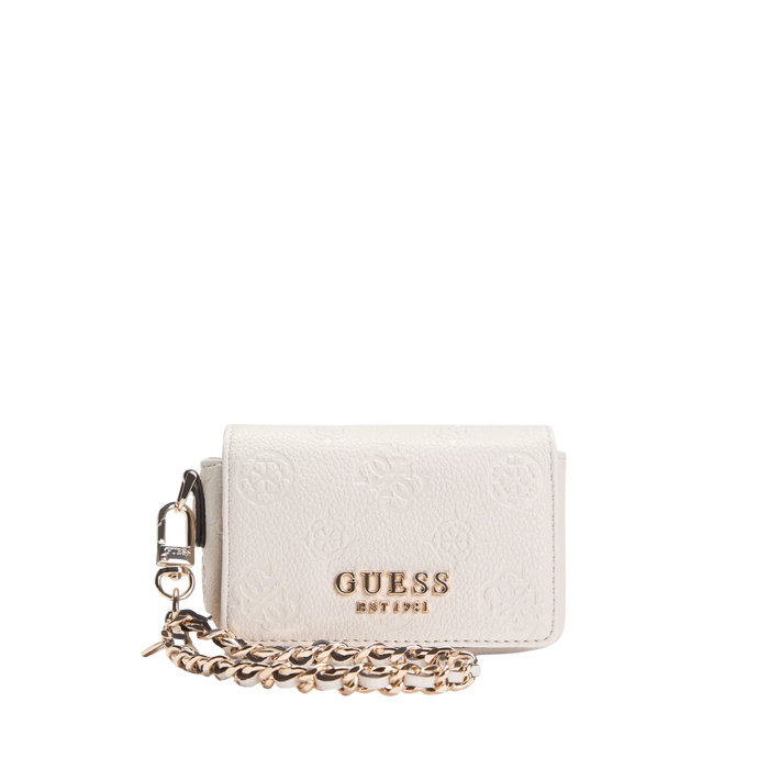 Guess Women Ella Logo Mini Wallet - Steel